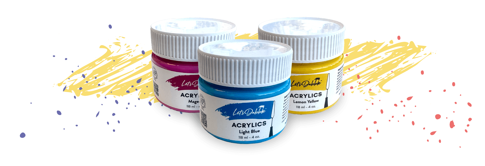 DabblePaints Professional Acrylic Paints at Student Prices