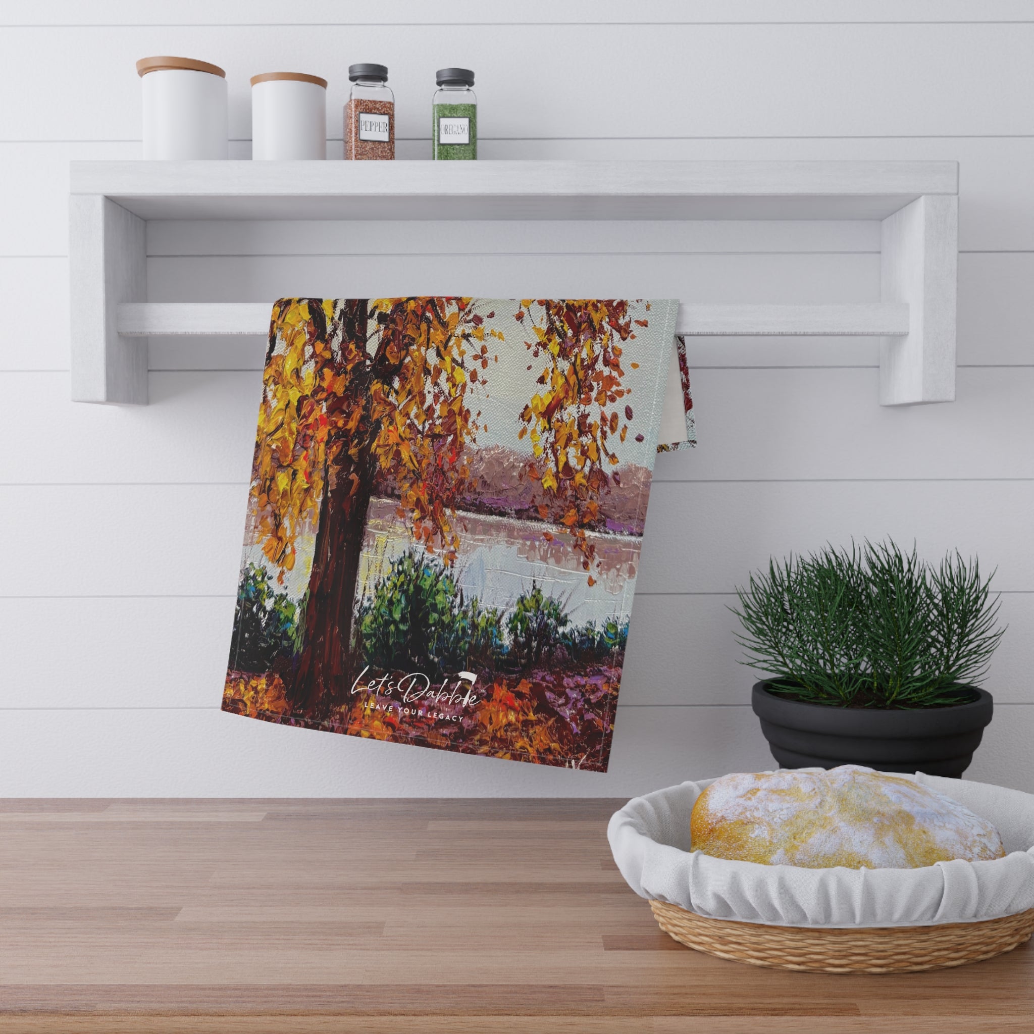 Sunlit Fall Hand Towel