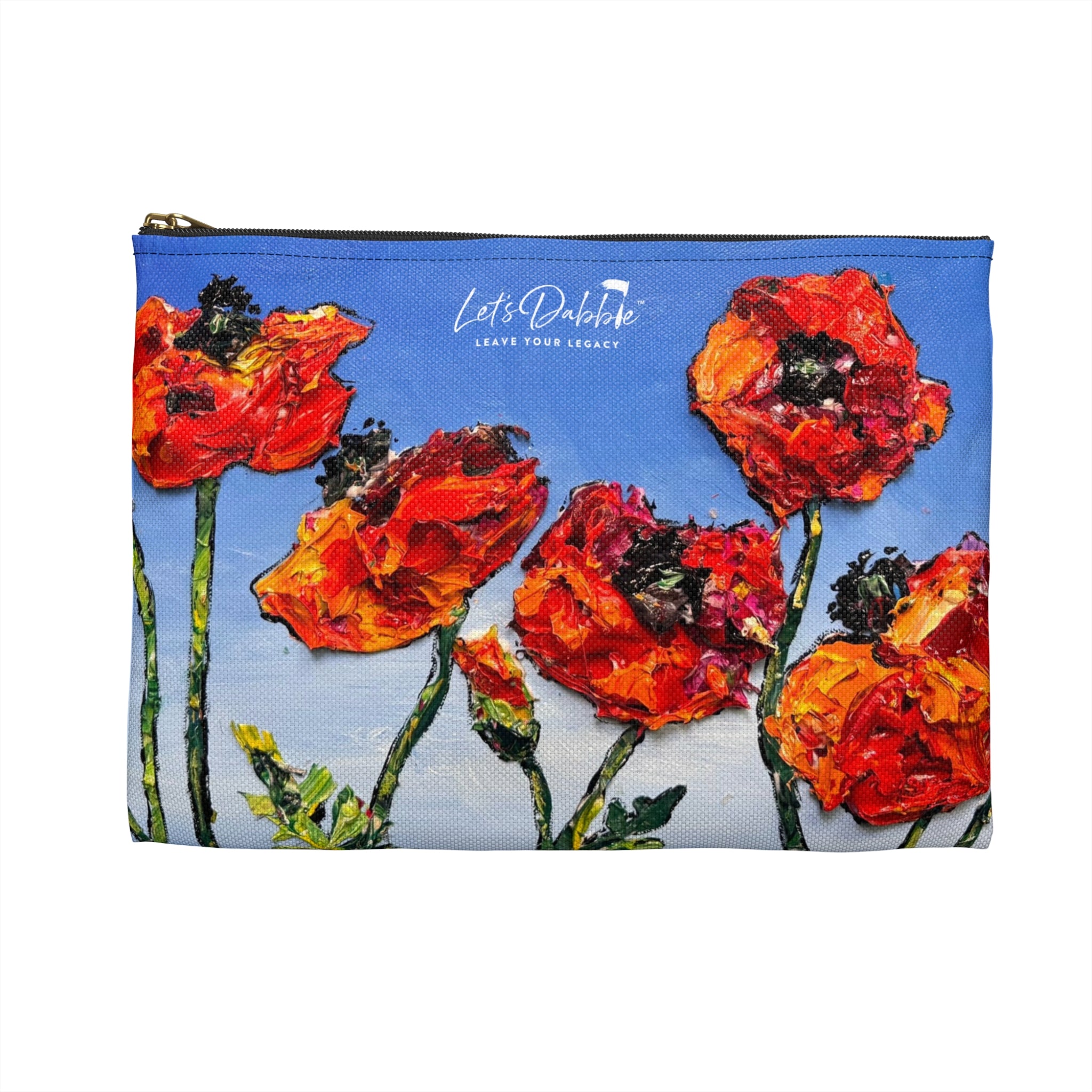 Sun-Kissed Poppies Pouch