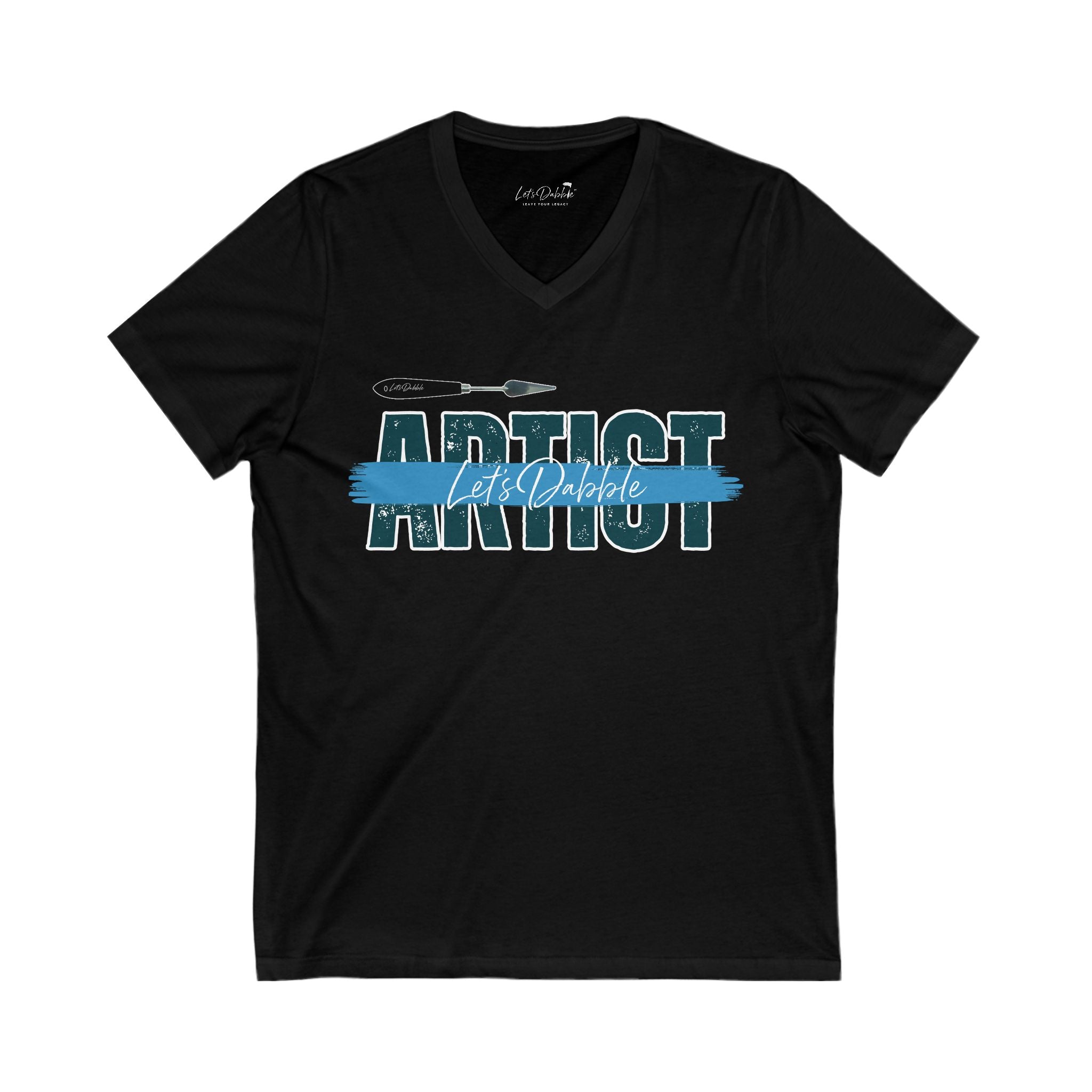 Let's Dabble Artist V-Neck Shirt