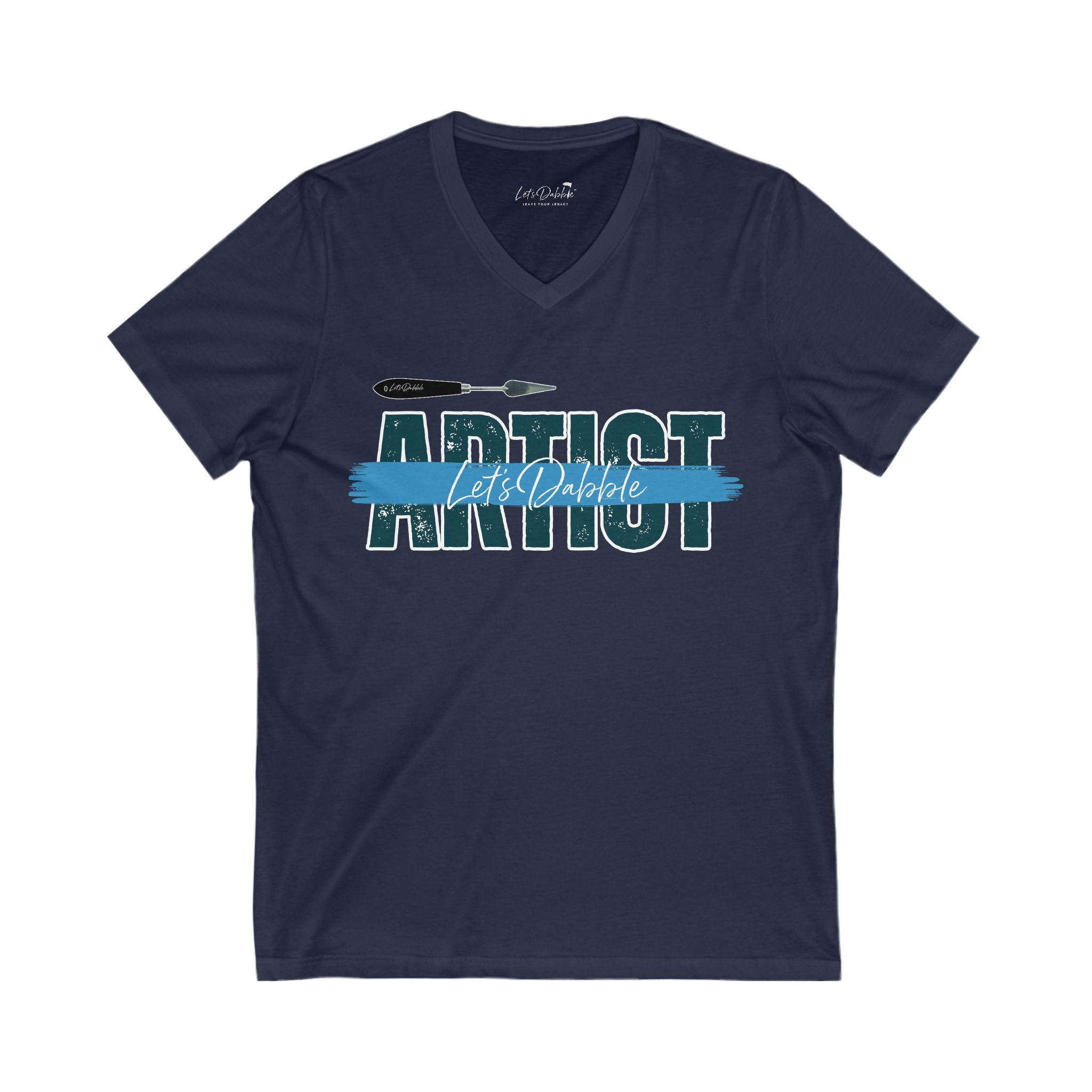 Let's Dabble Artist V-Neck Shirt