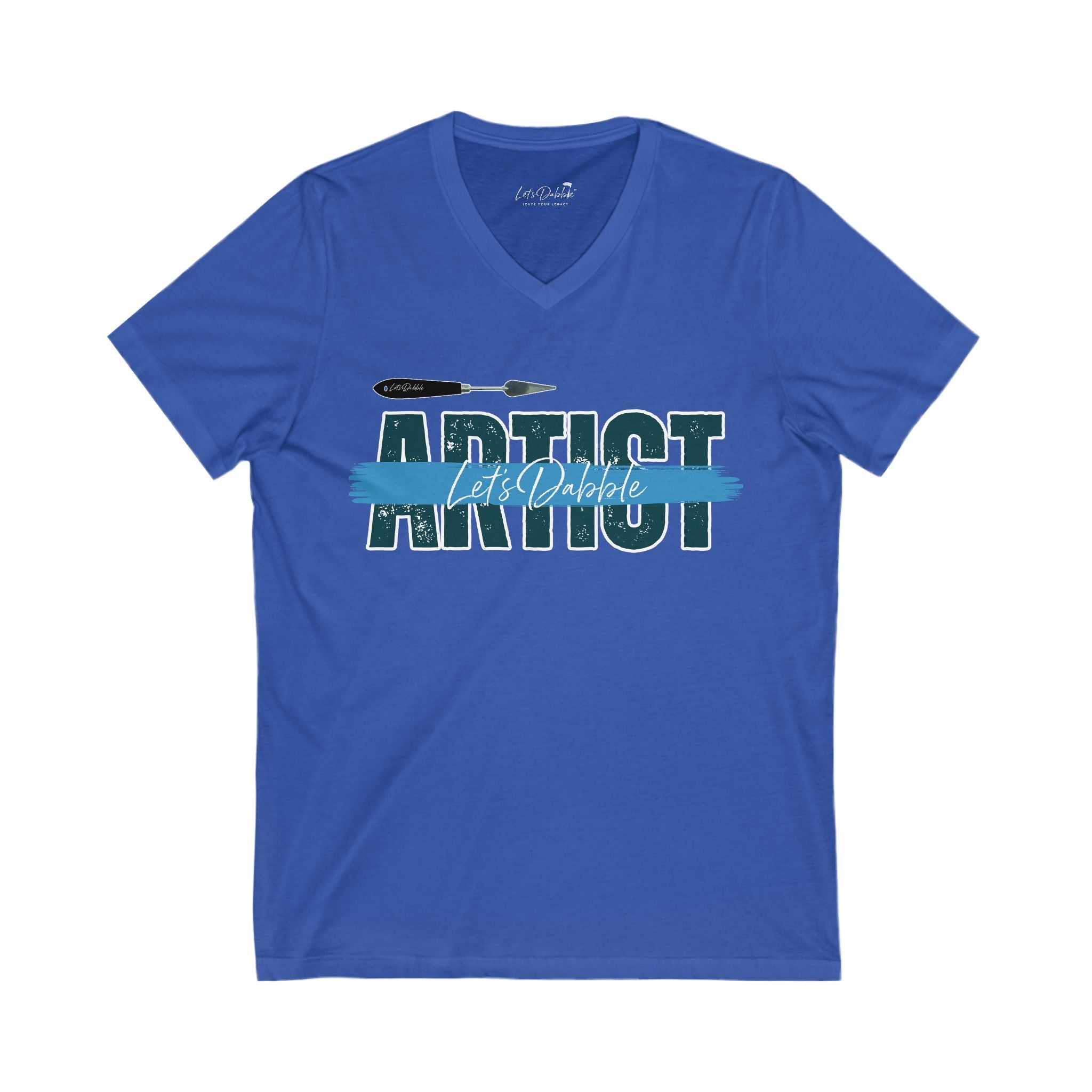 Let's Dabble Artist V-Neck Shirt