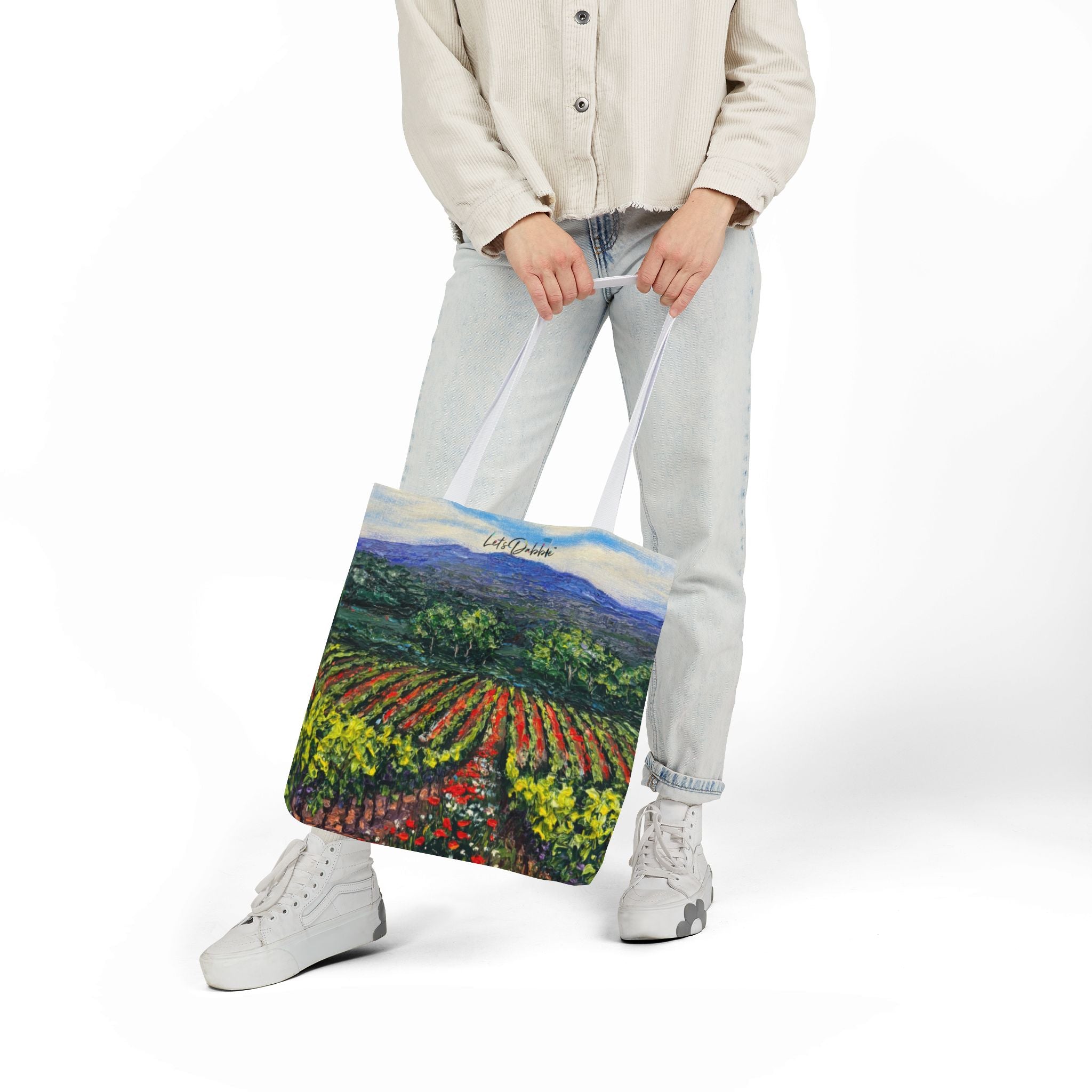 Vineyard in Bloom Tote Bag