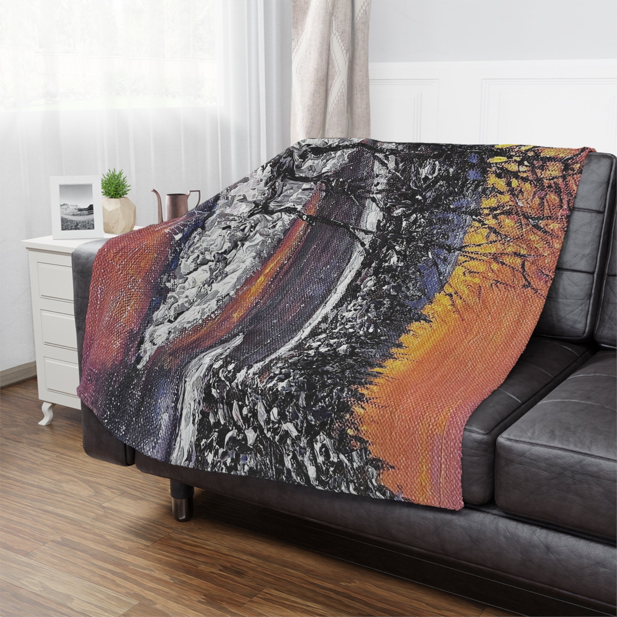 Sunset Glow Fleece Blanket