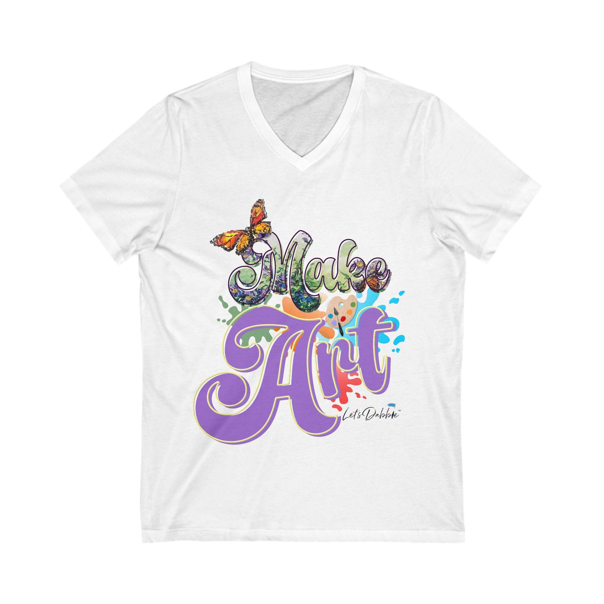 Make Art V-Neck Shirt