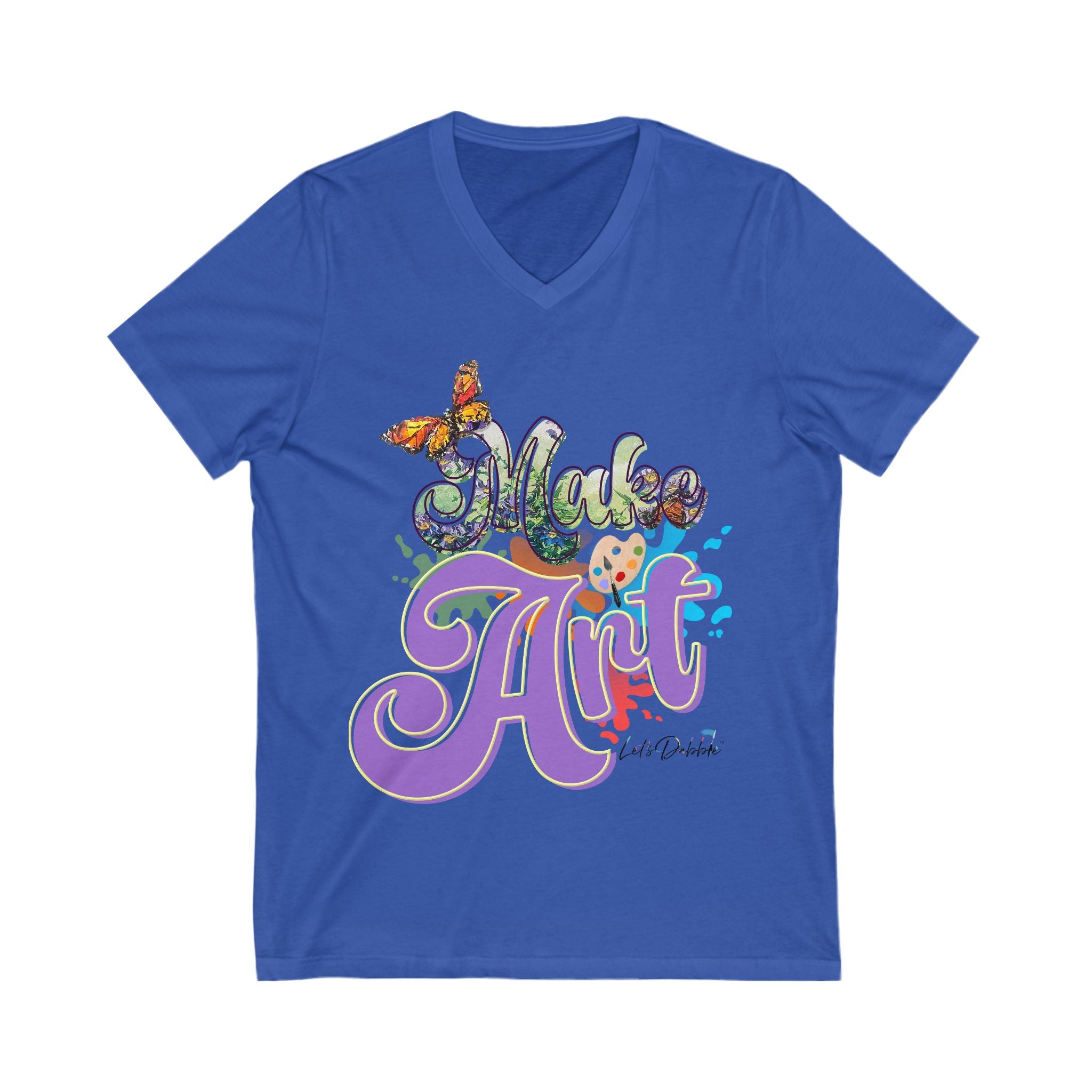 Make Art V-Neck Shirt
