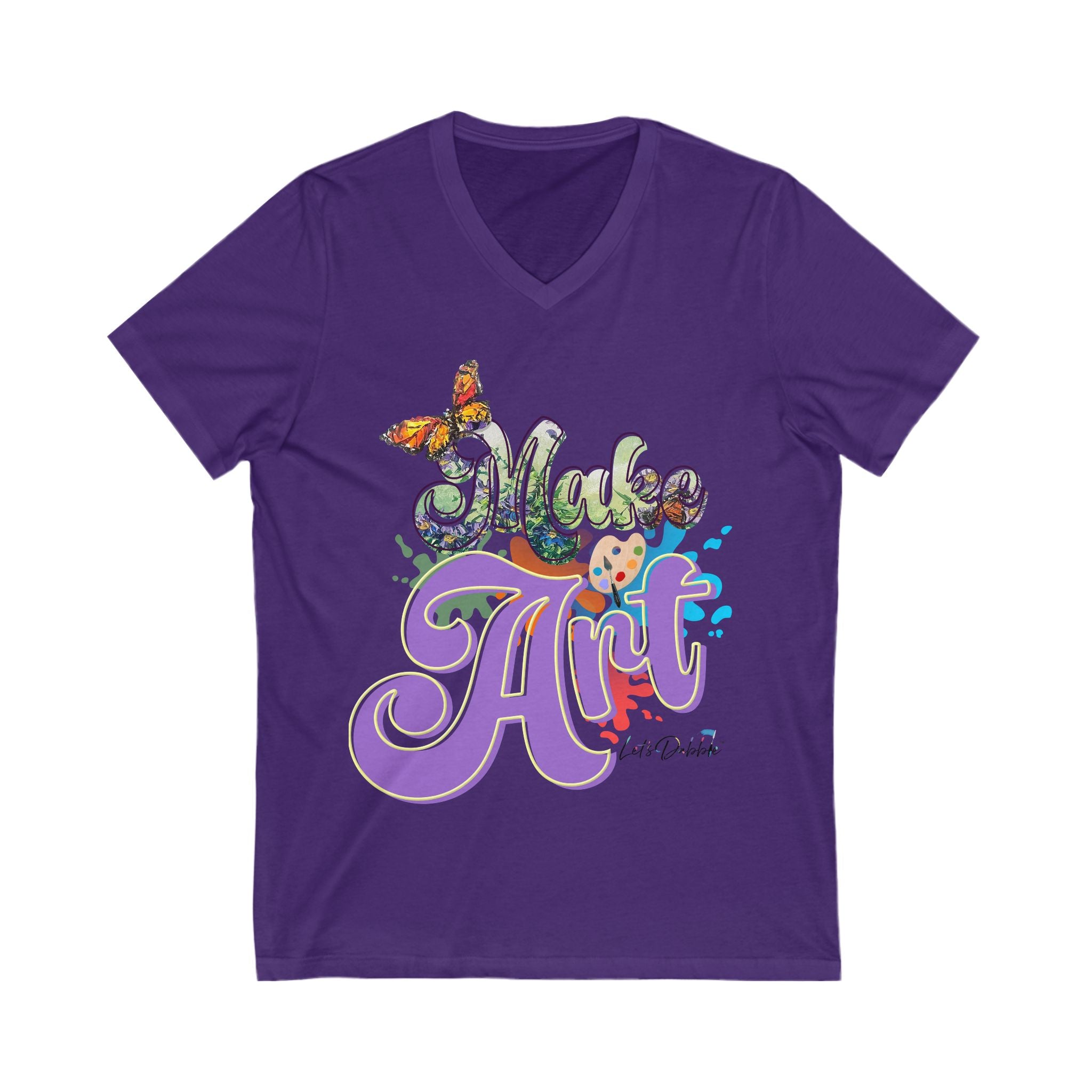 Make Art V-Neck Shirt