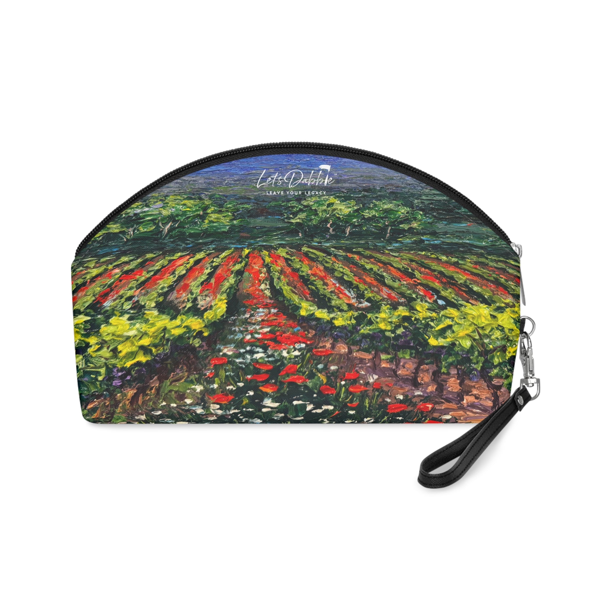 Vineyard in Bloom Makeup Bag