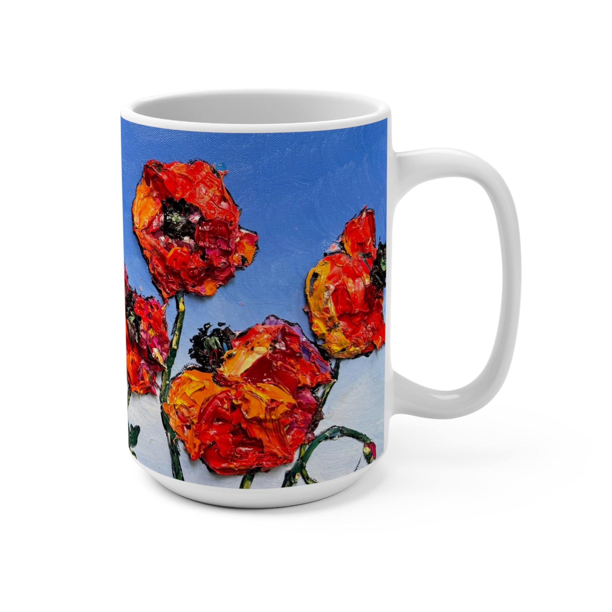 Sun-Kissed Poppies Mug