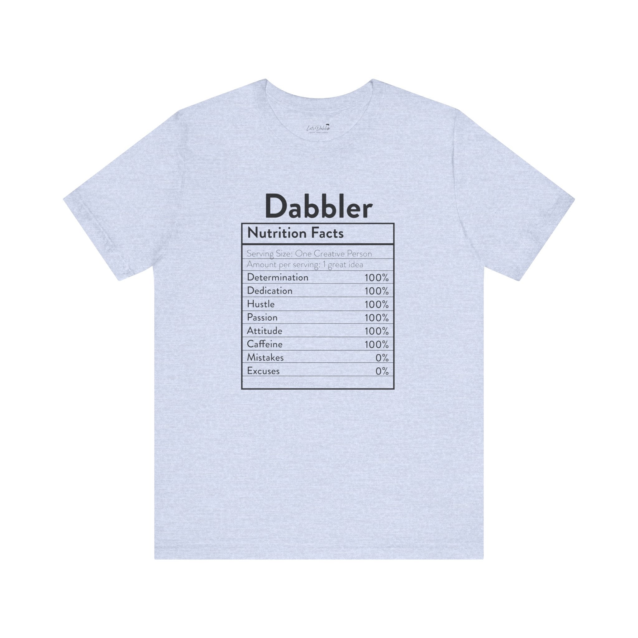 Nutrition Facts Shirt