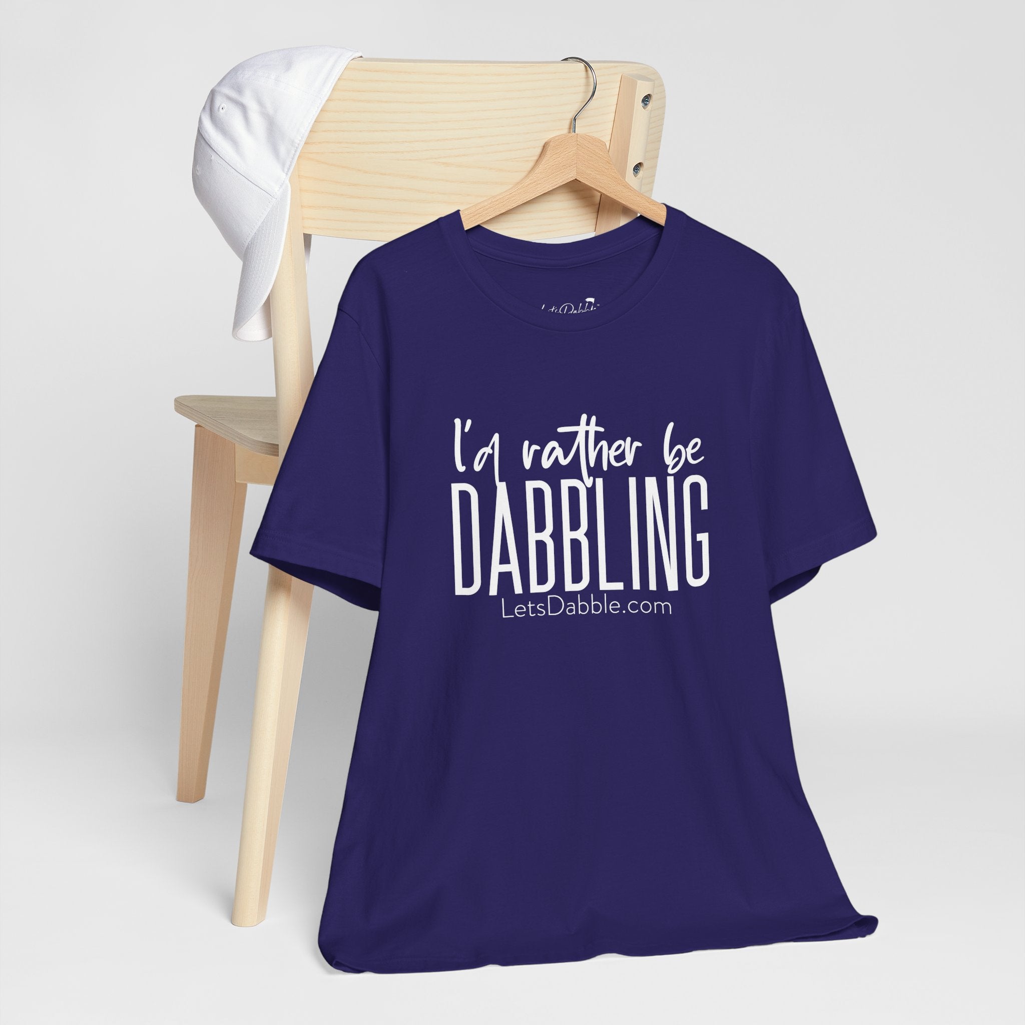 White I'd Rather Be Dabbling Shirt