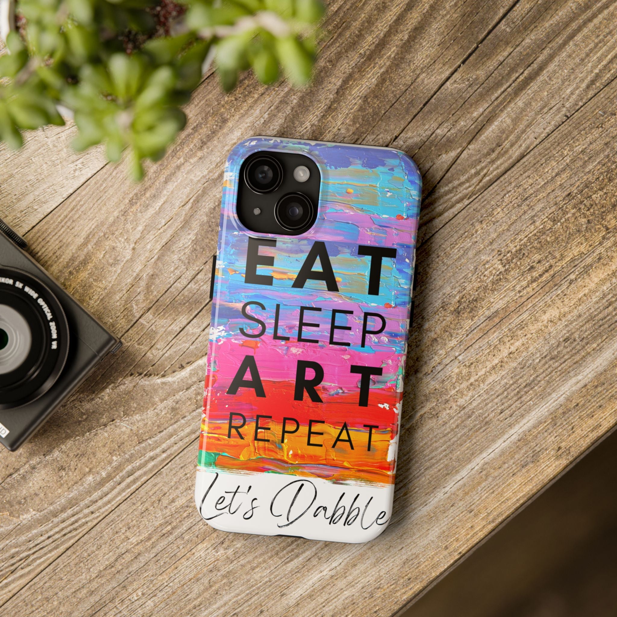 Eat Sleep Art Repeat - Ultra Tough Art Phone Case