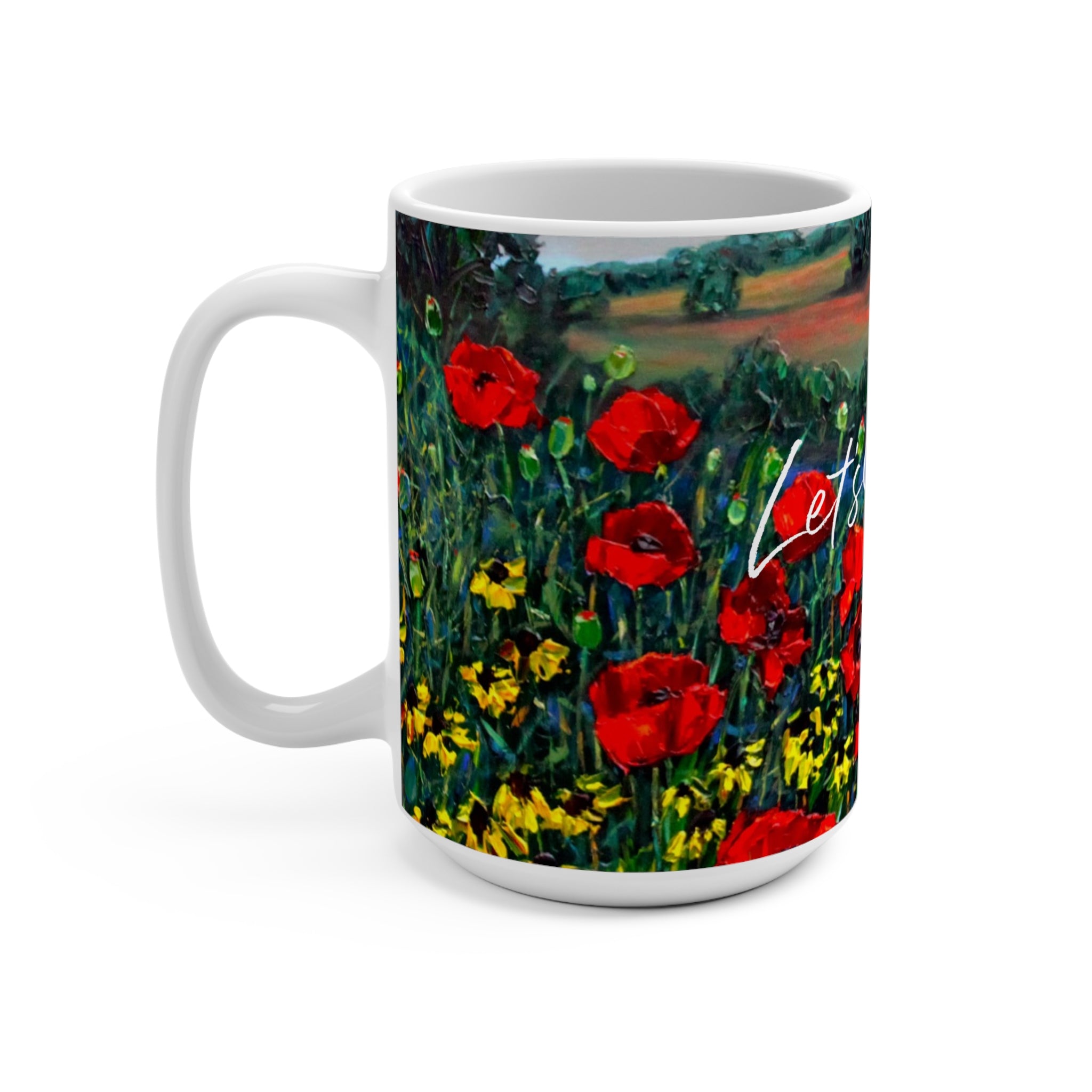 Poppies Let's Dabble Mug