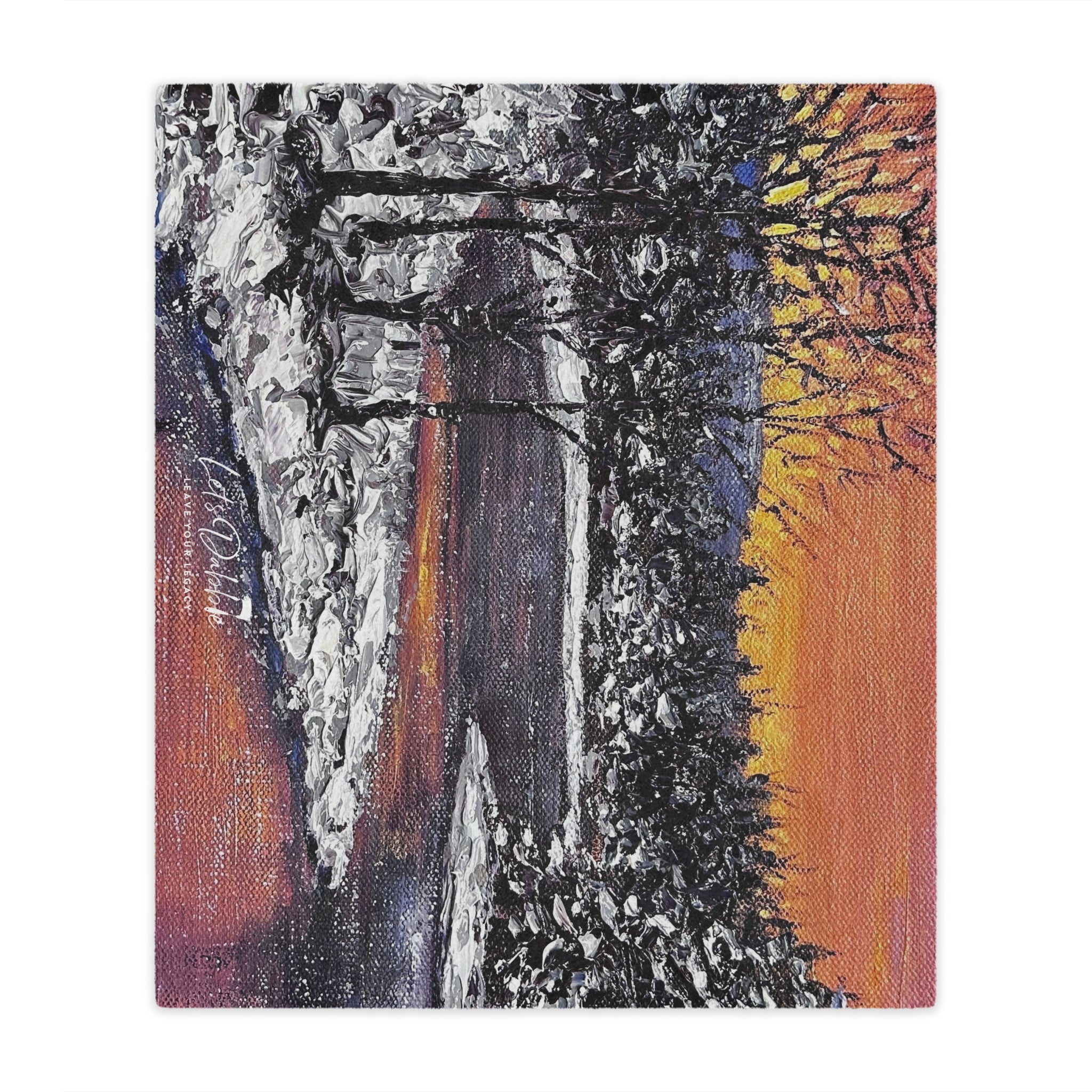 Sunset Glow Fleece Blanket