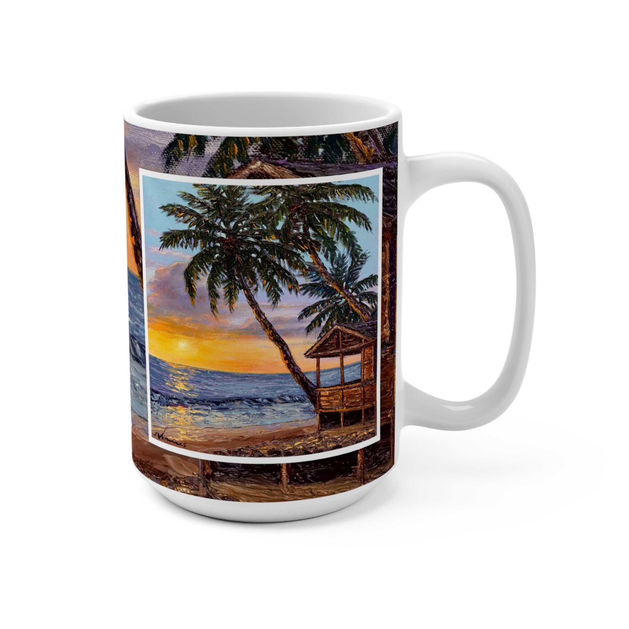 Bungalow at Sunset Mug