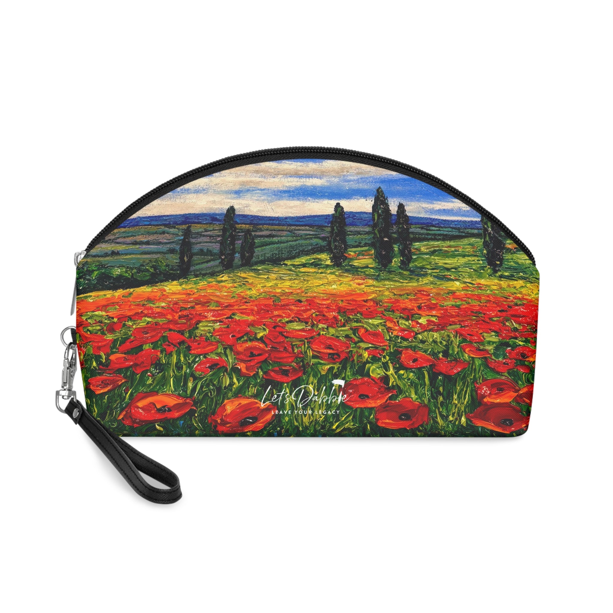 Poppies in Bloom Makeup Pouch