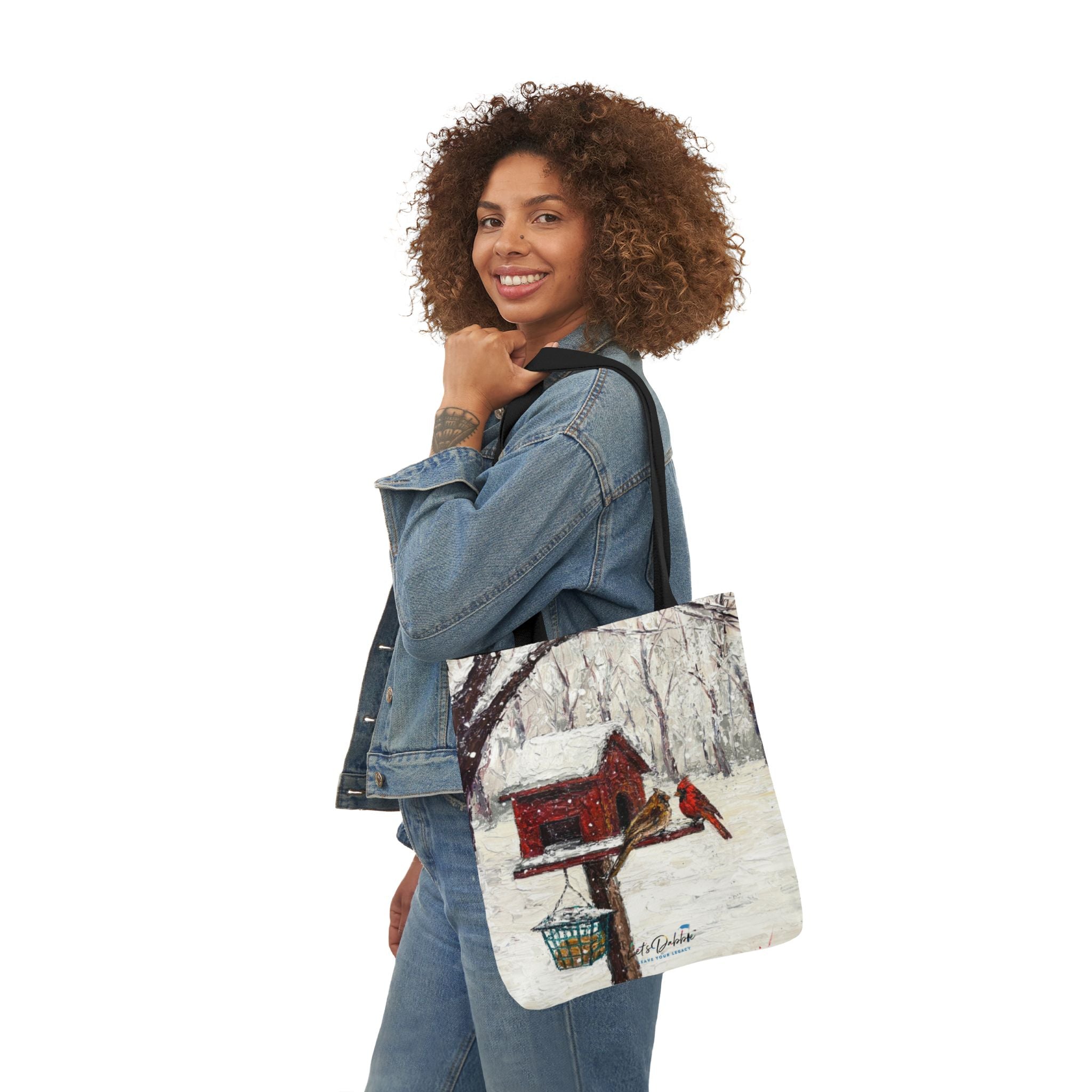 Winter Romance Tote Bag