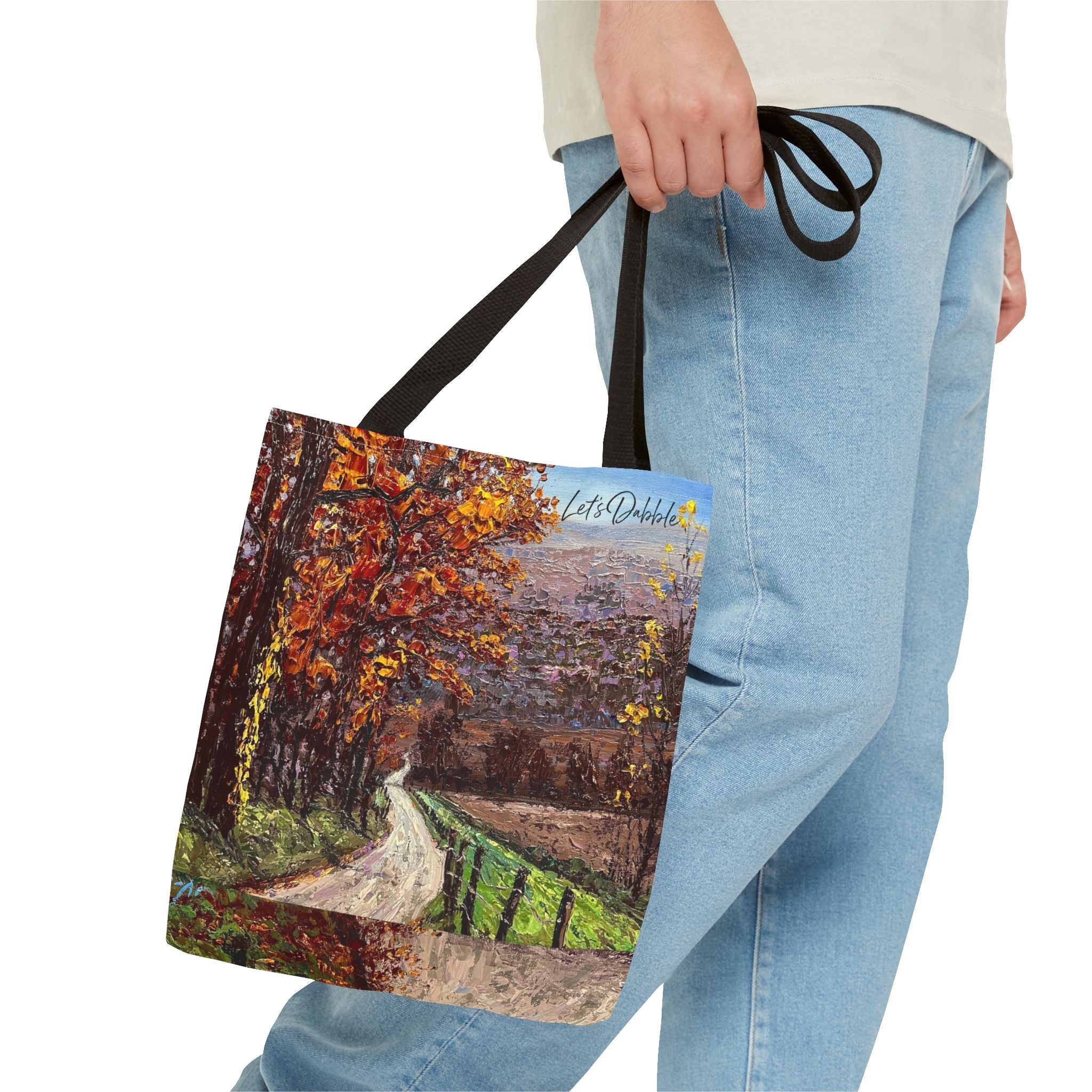 Winding Through Fall Tote Bag