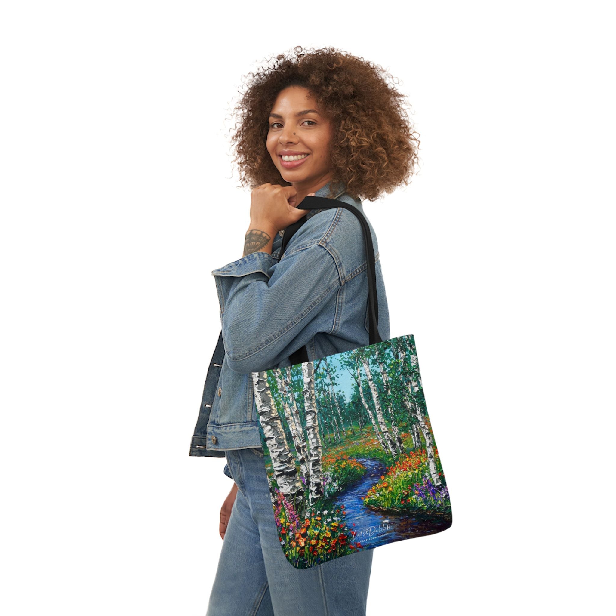 Enchanted Aspen Stream Tote Bag