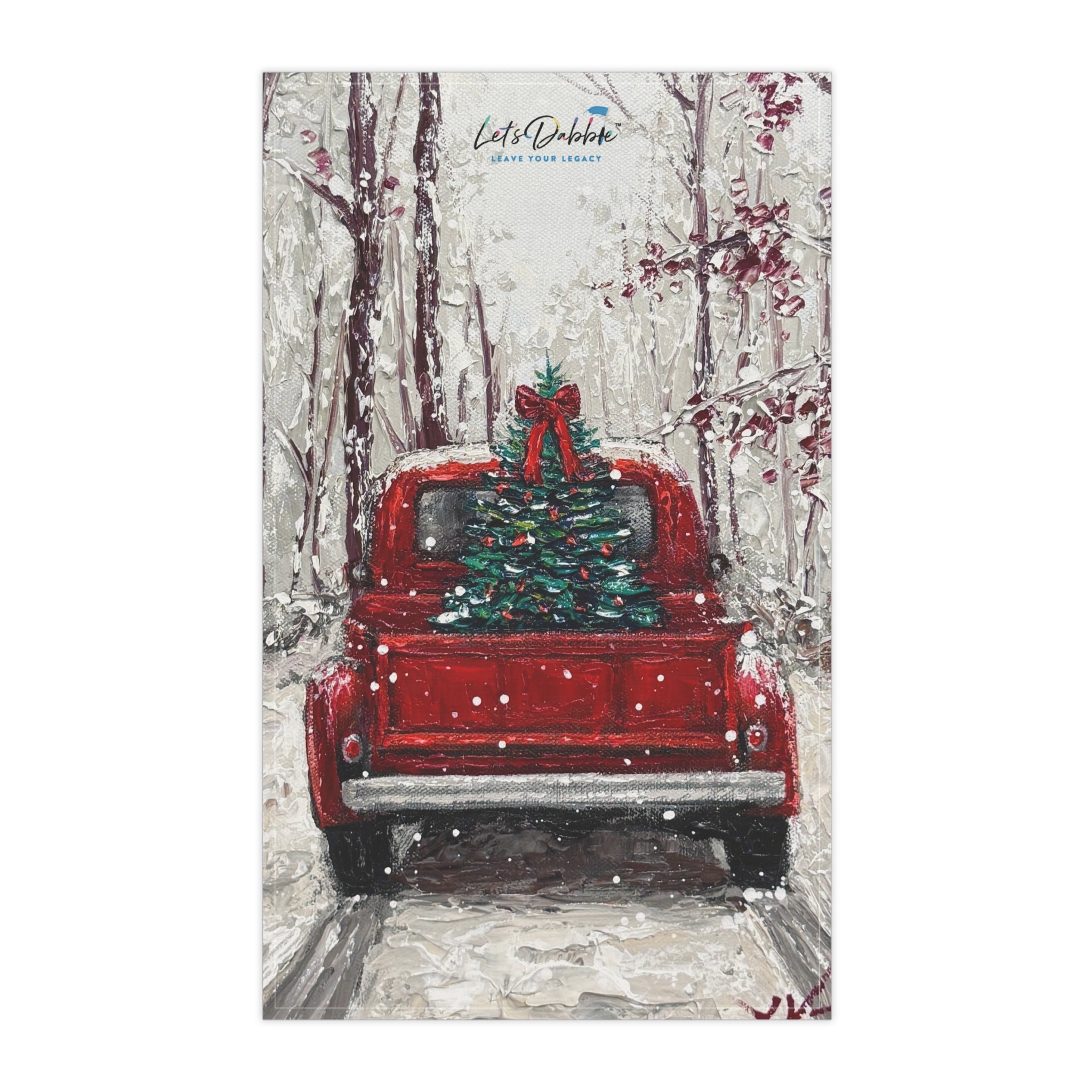 Christmas Delivery Hand Towel