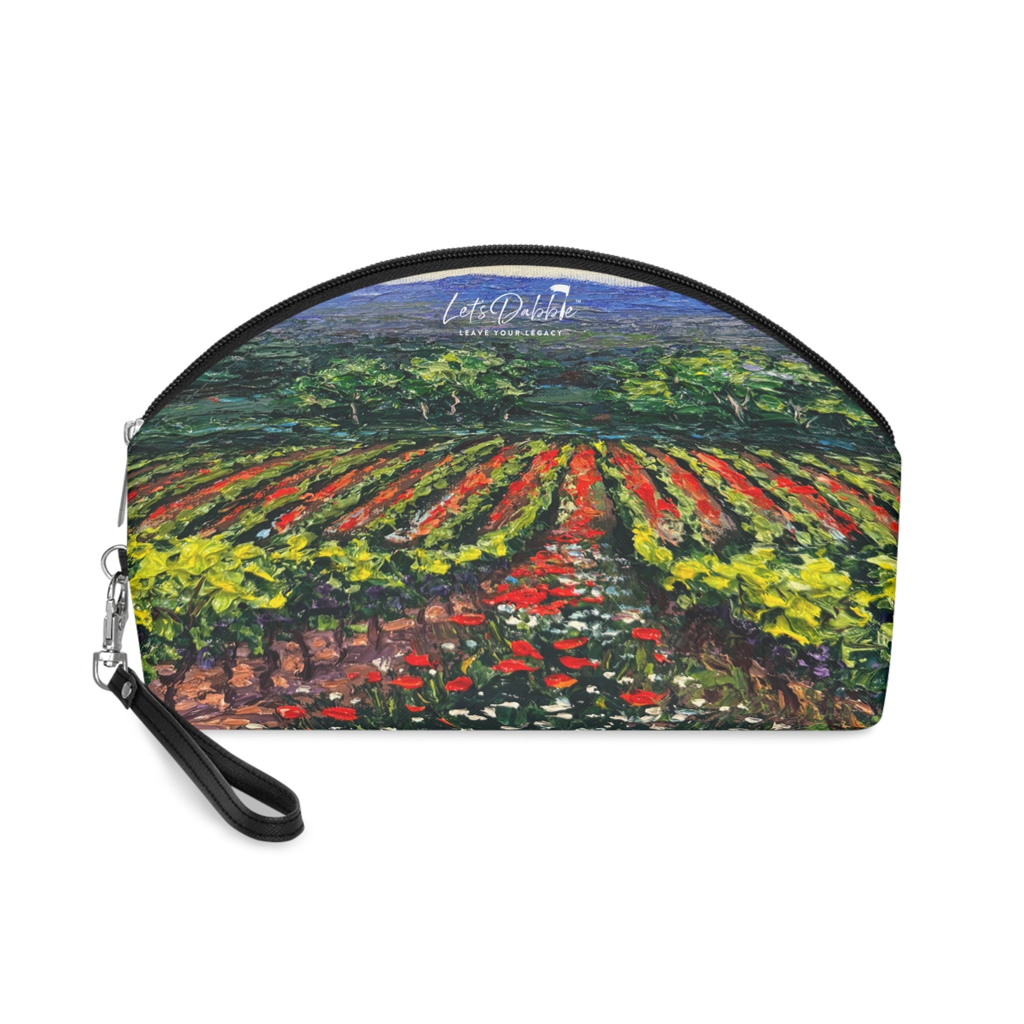 Vineyard in Bloom Makeup Bag