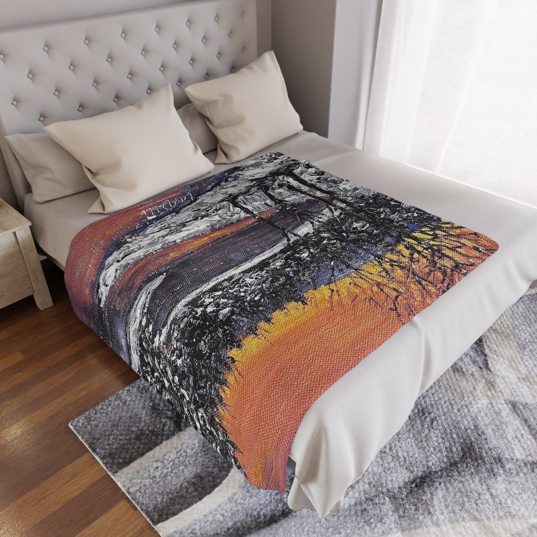 Sunset Glow Fleece Blanket