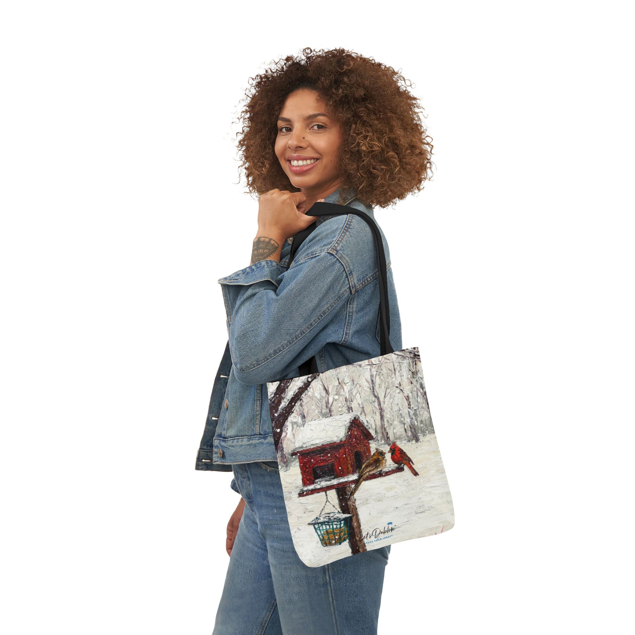 Winter Romance Tote Bag