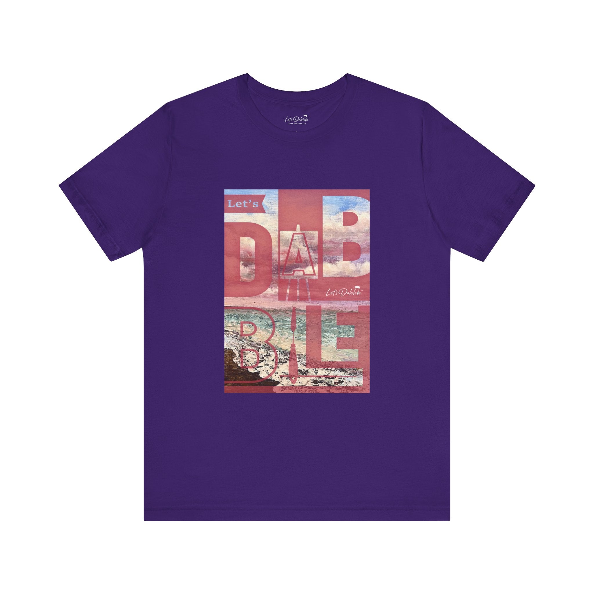 Let's Dabble Pink Beach Shirt