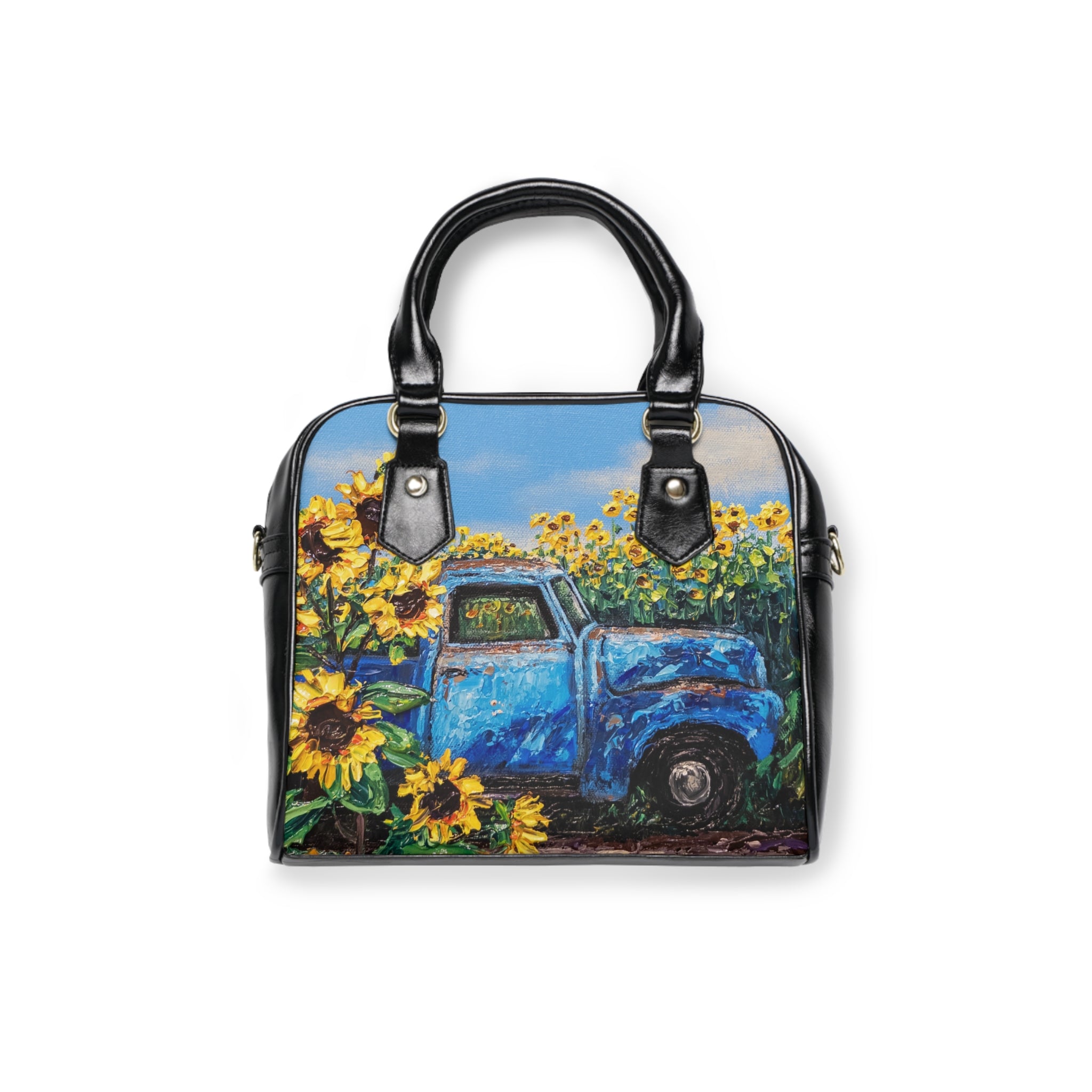 Old Blue Shoulder Handbag