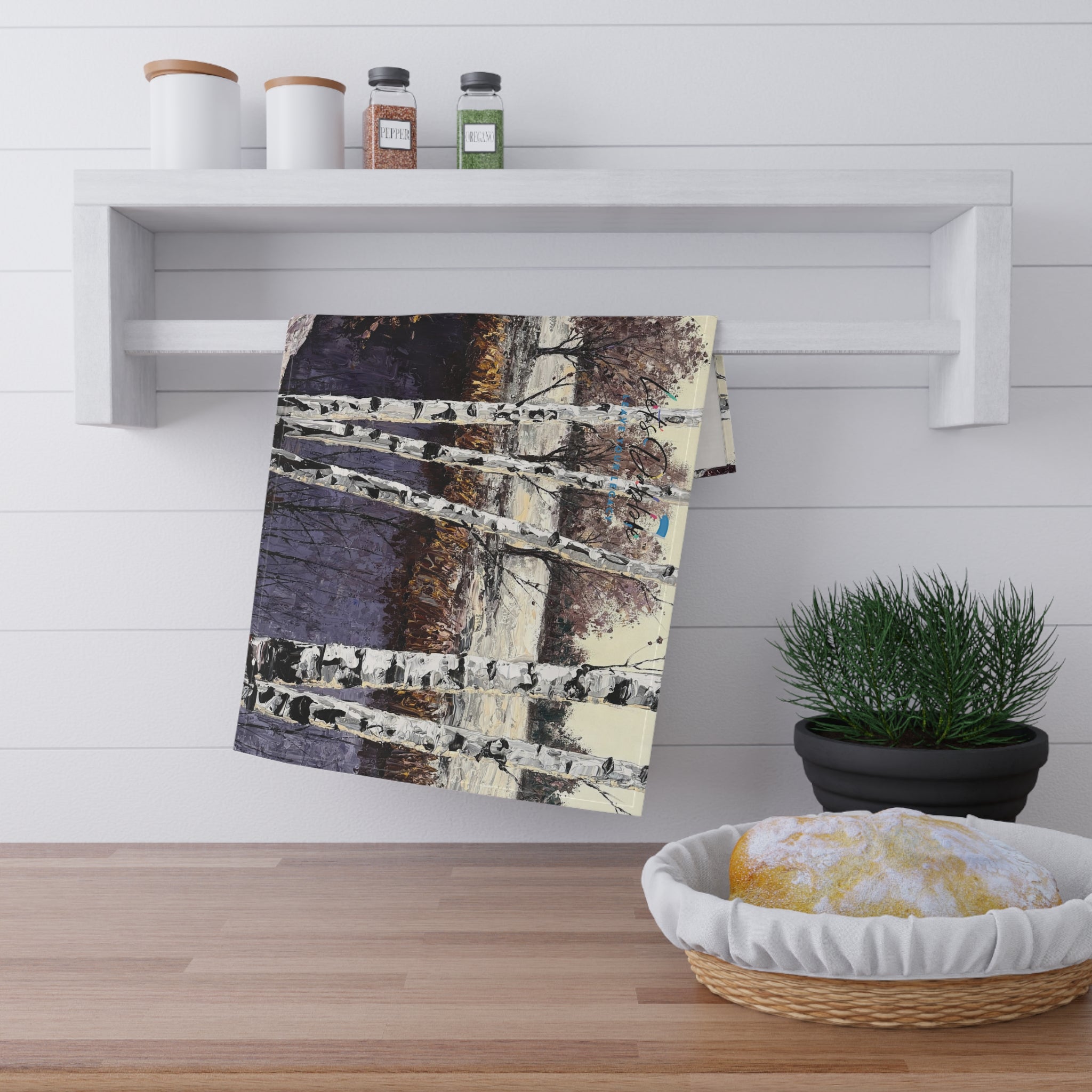 Winter's Embrace Hand Towel