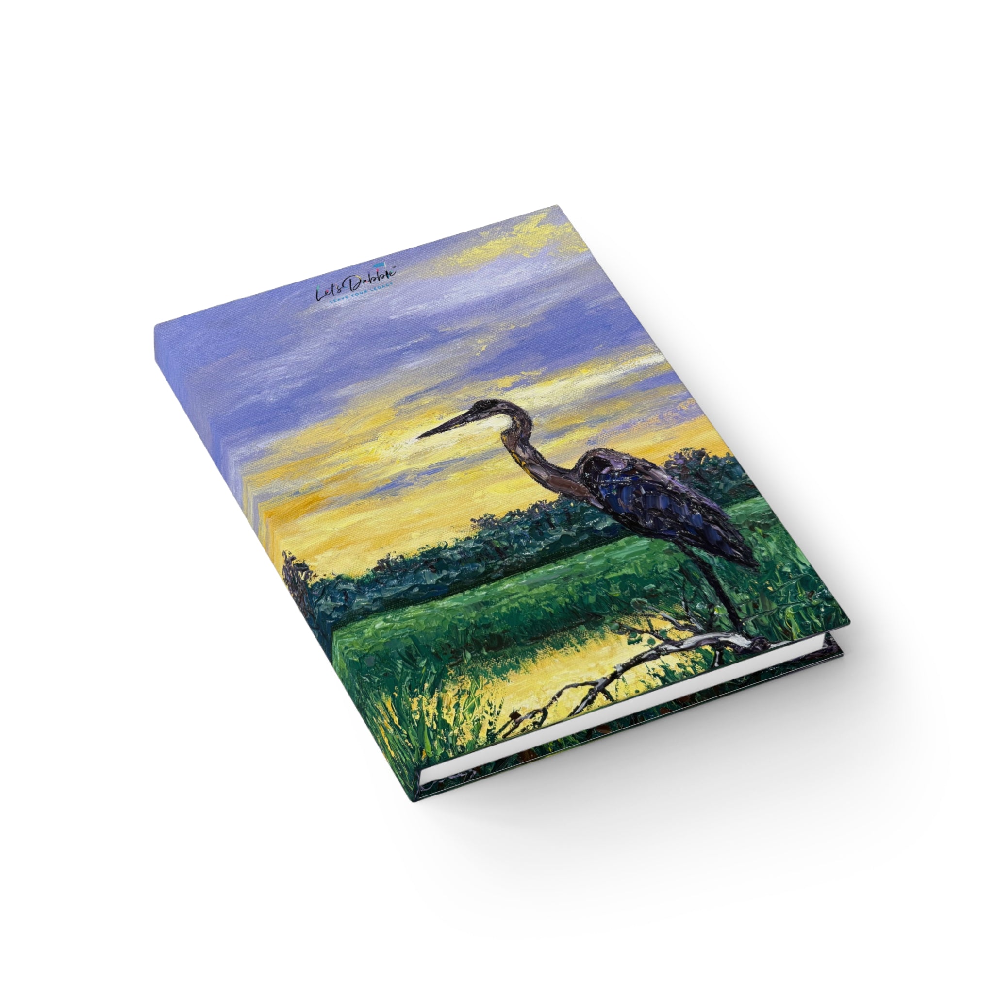 Heron at Sunset Notebook