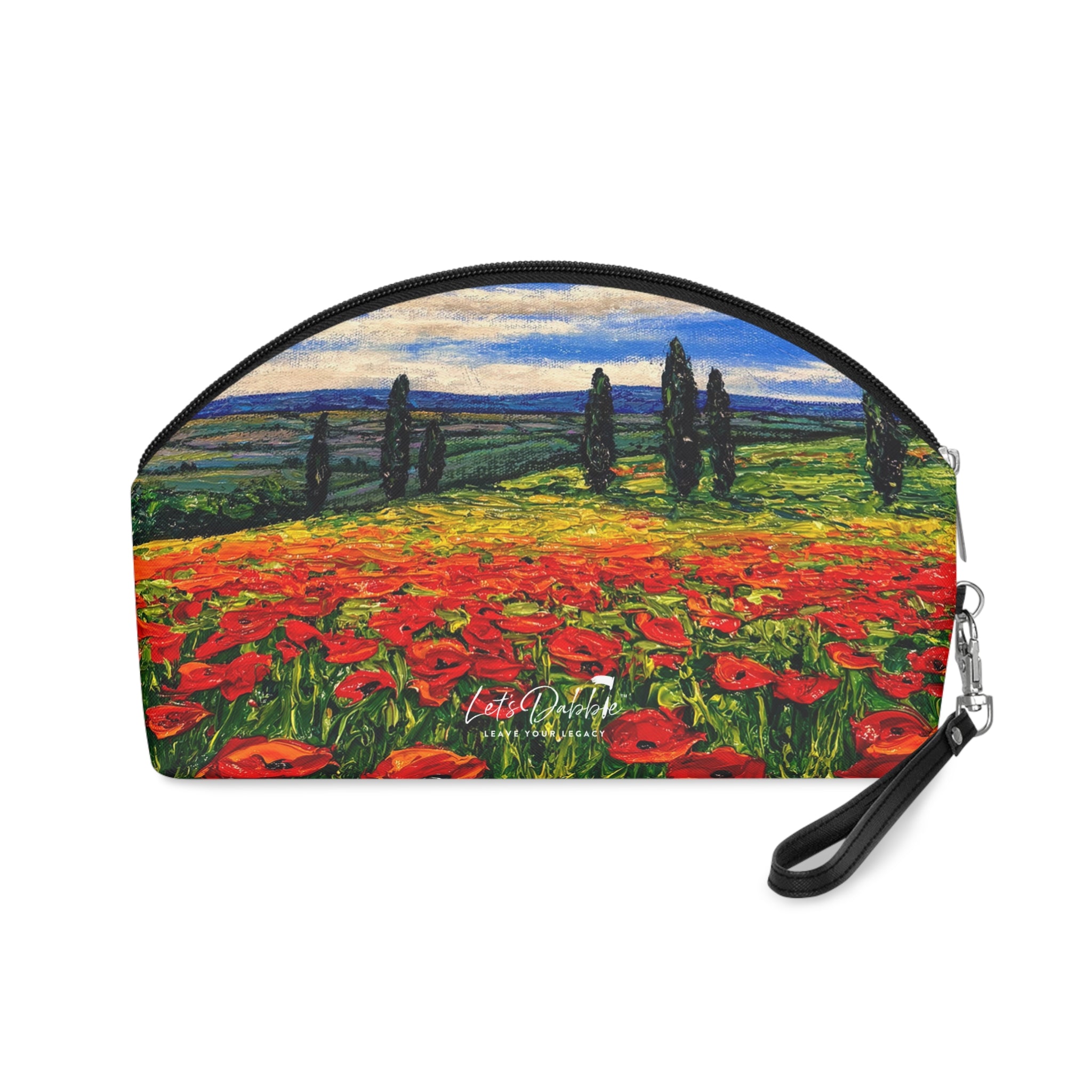Poppies in Bloom Makeup Pouch