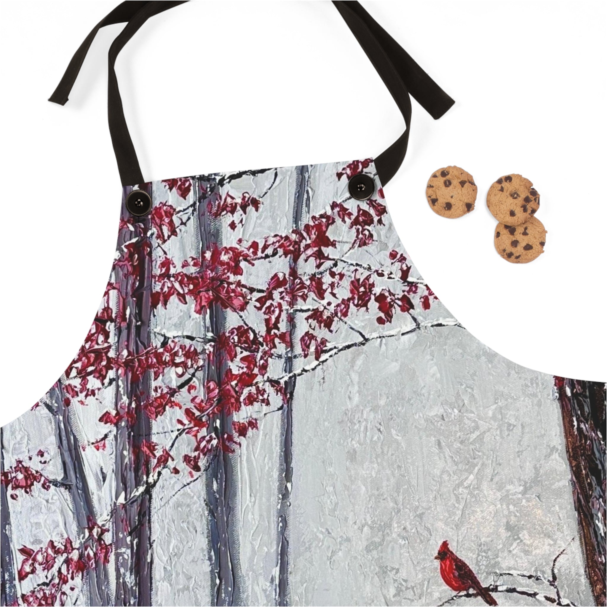 Winter Cardinal Apron