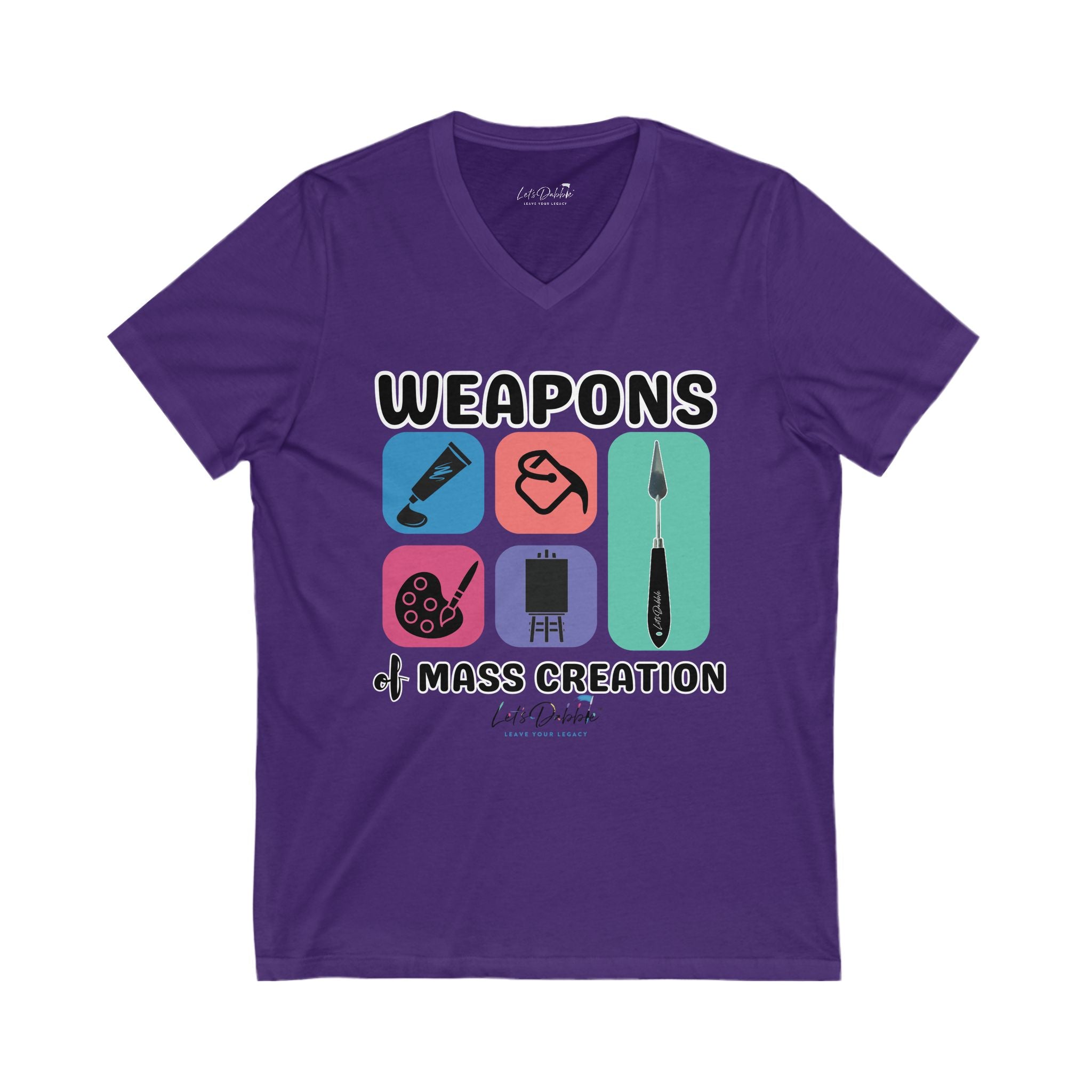 Weapons of Mass Creation V-Neck Shirt