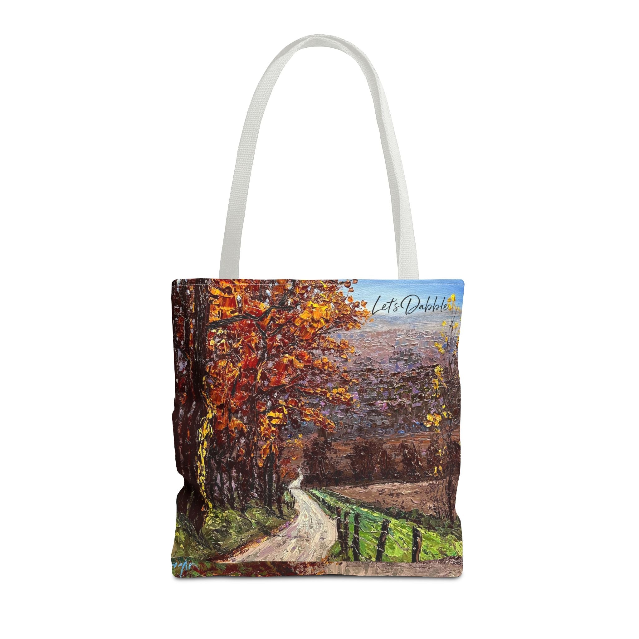 Winding Through Fall Tote Bag
