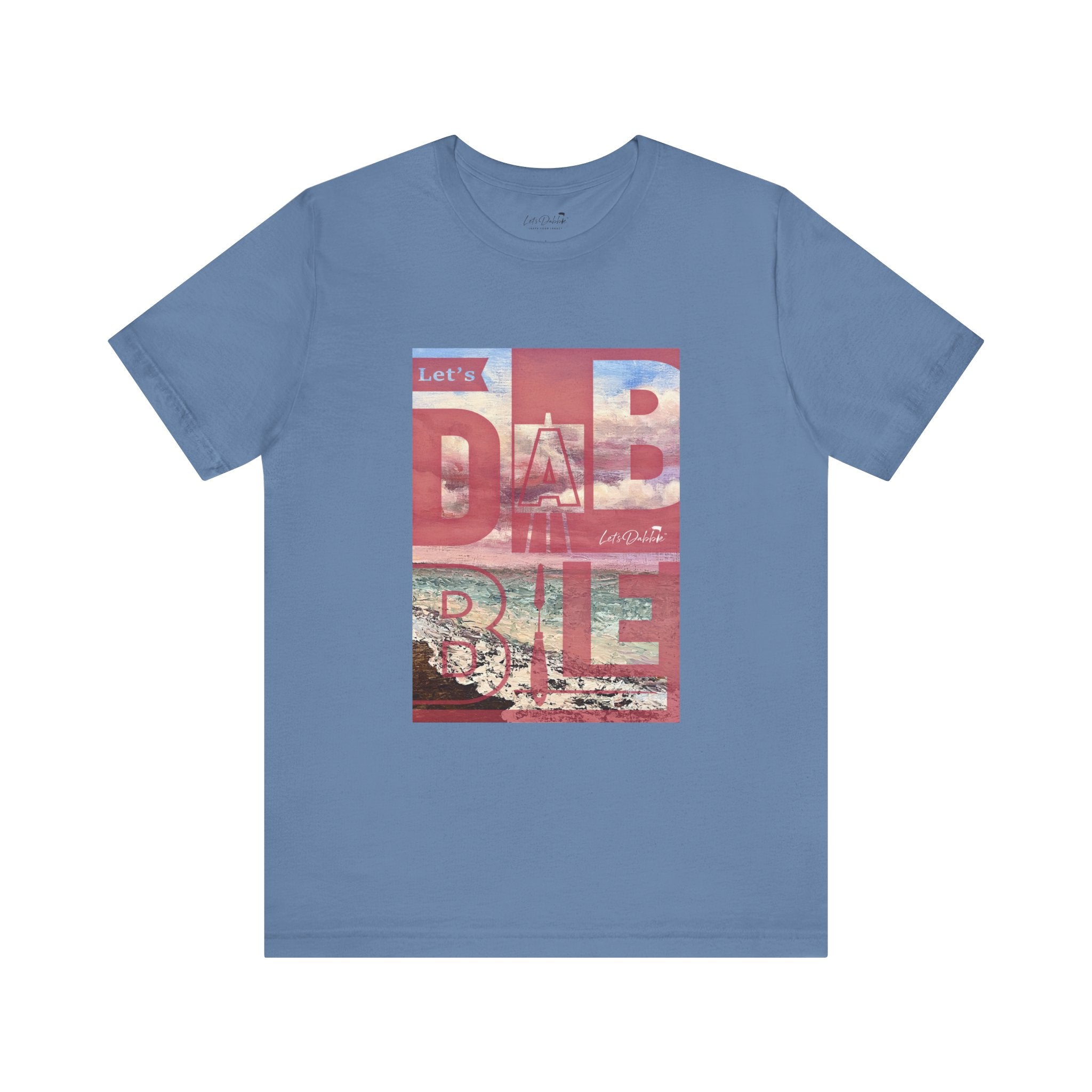 Let's Dabble Pink Beach Shirt