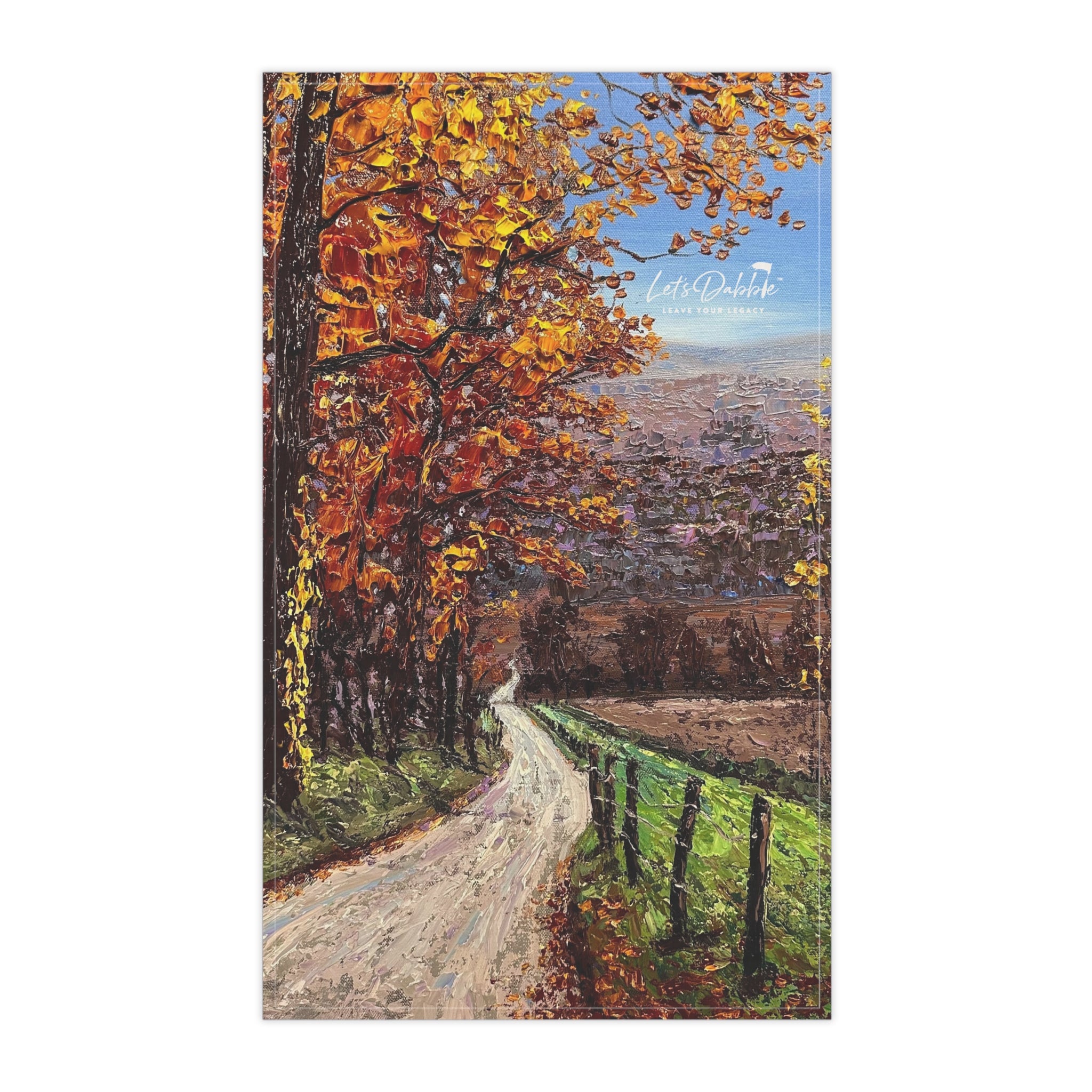 Winding Through Fall Hand Towel