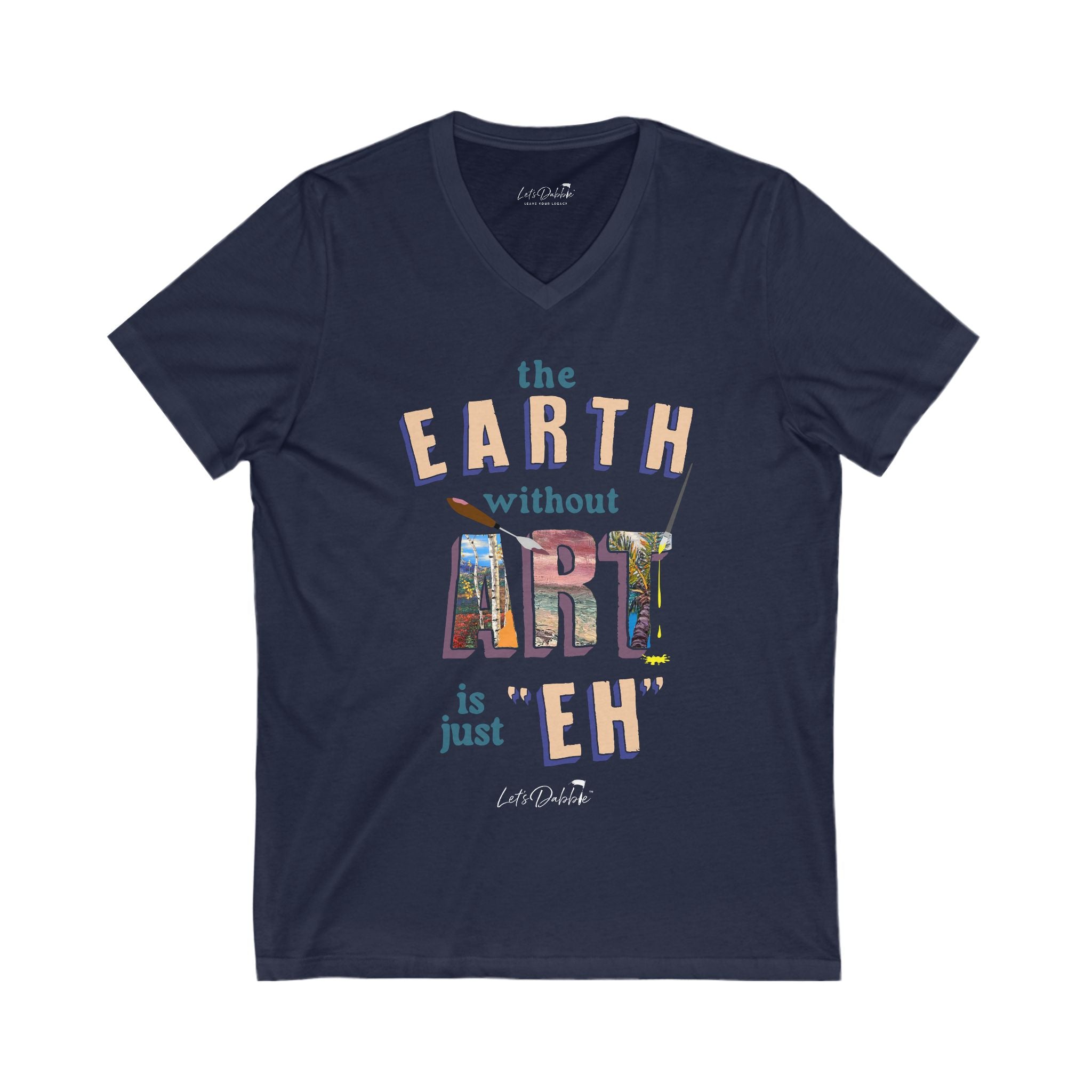 The Earth Without Art V-Neck Shirt