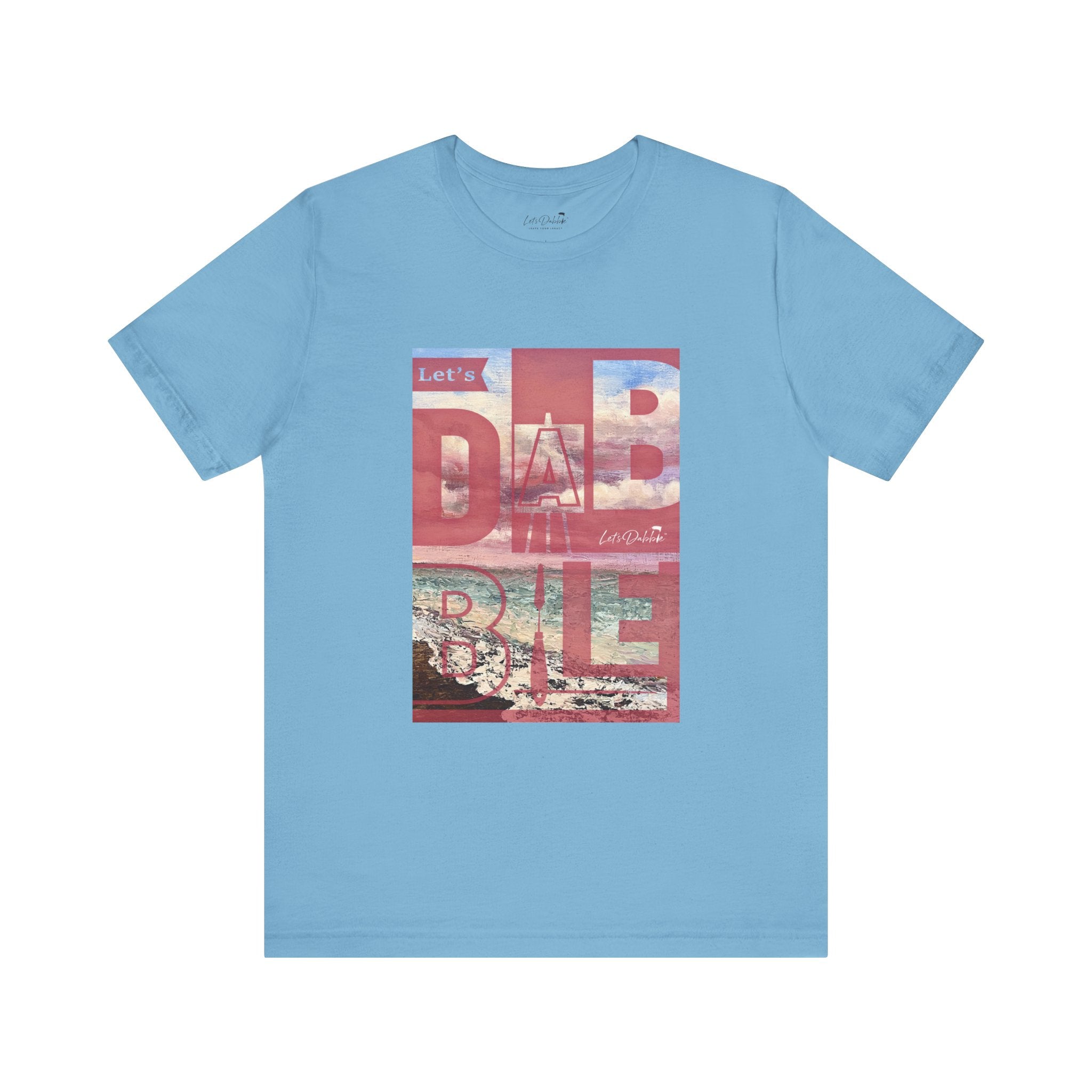 Let's Dabble Pink Beach Shirt