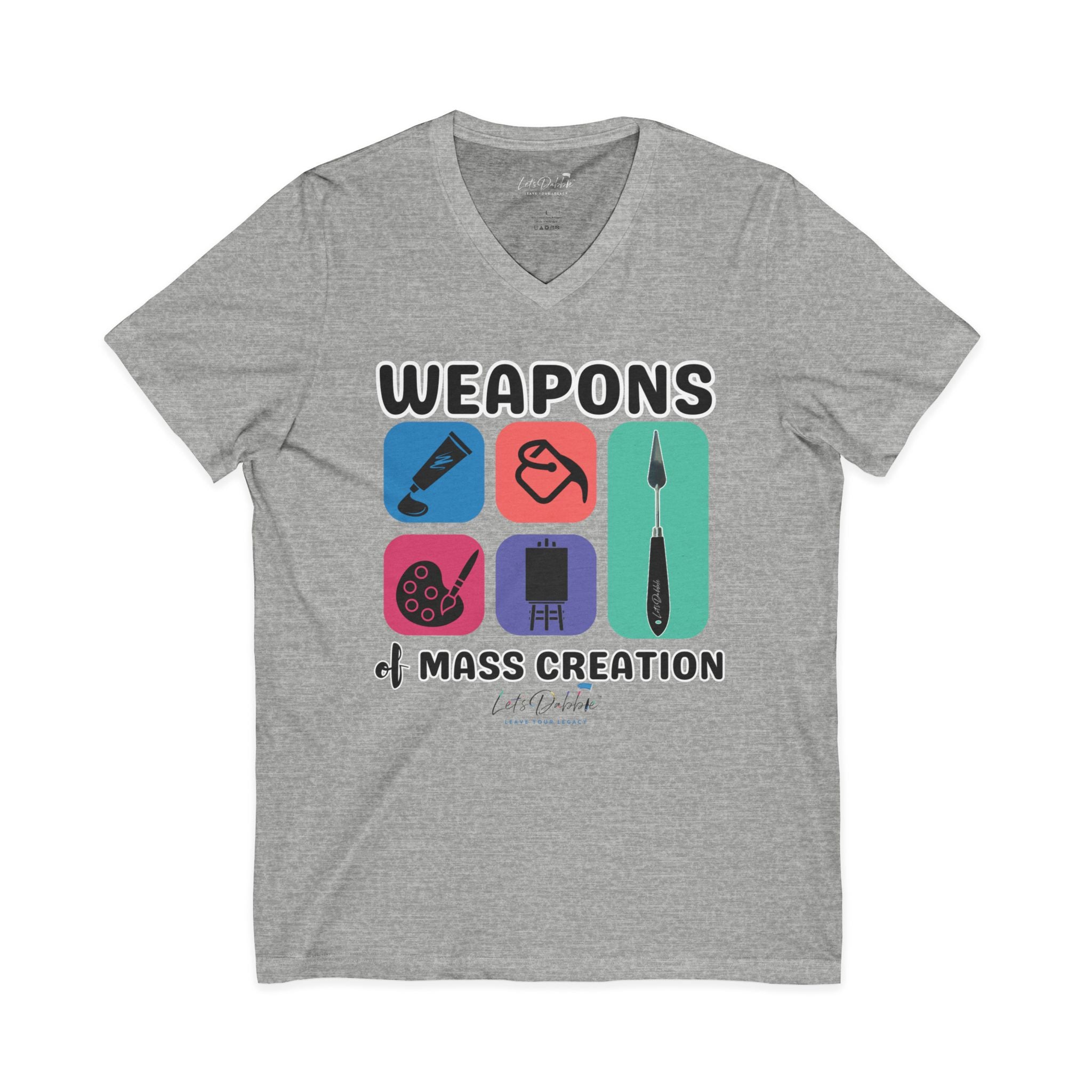 Weapons of Mass Creation V-Neck T-Shirt
