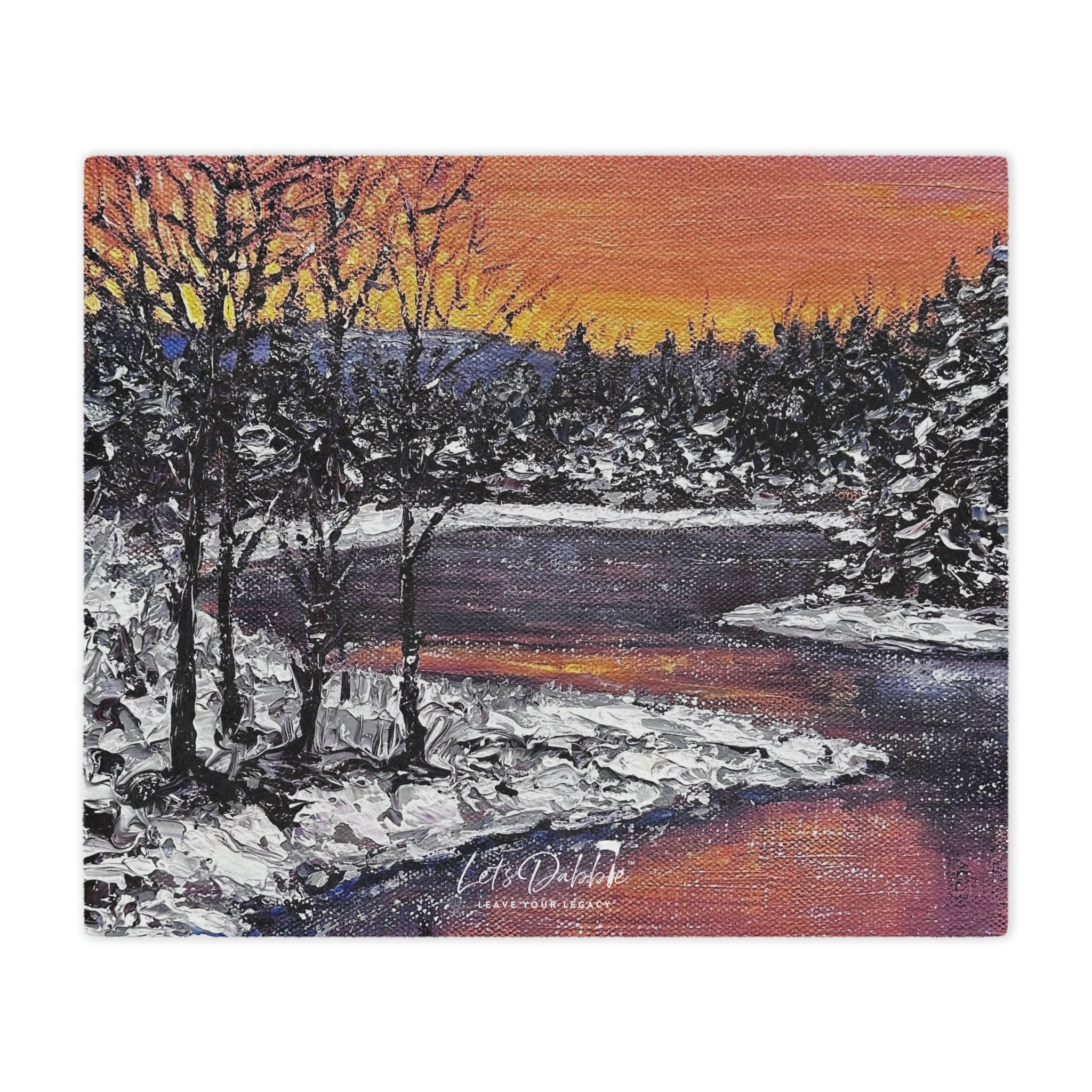 Sunset Glow Fleece Blanket