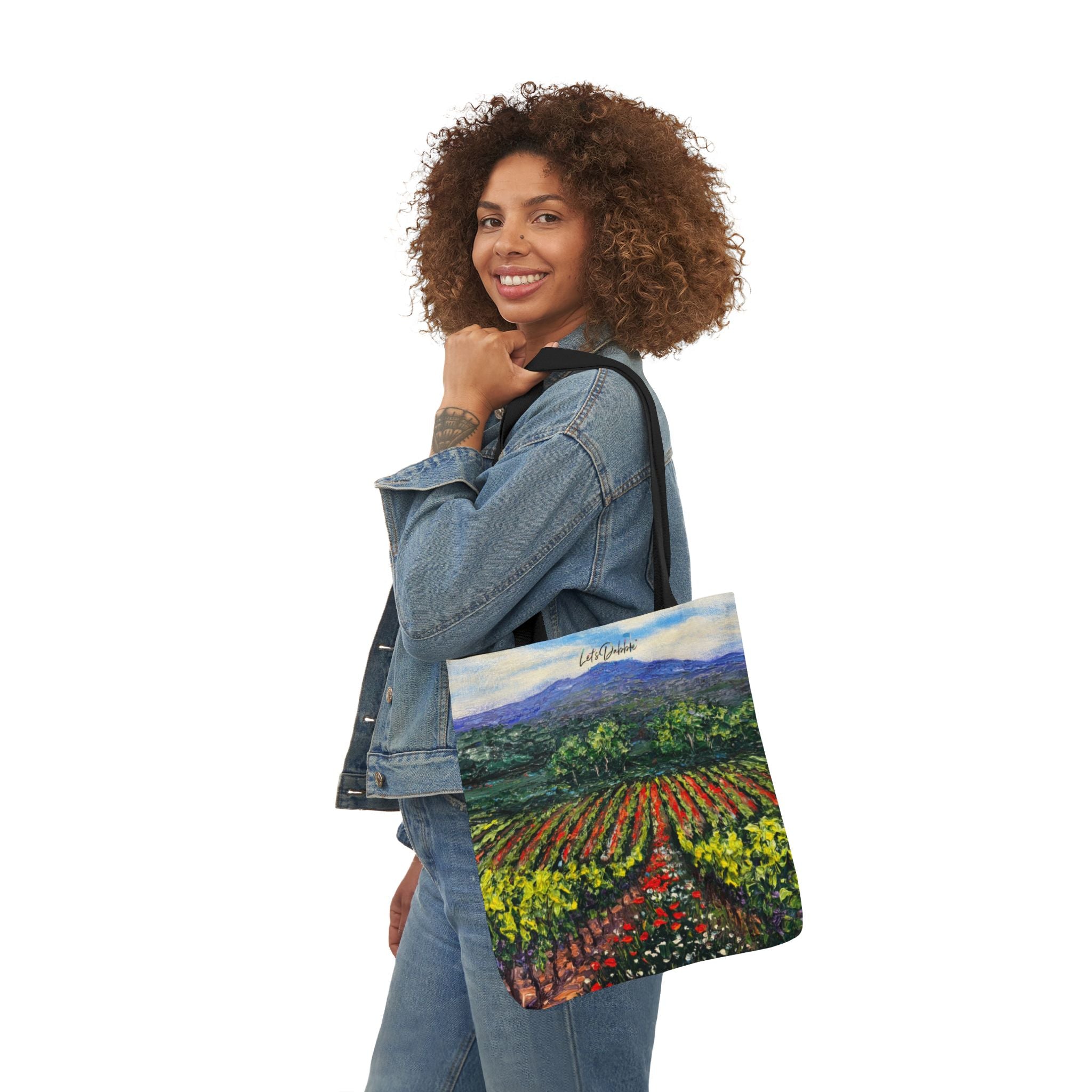 Vineyard in Bloom Tote Bag