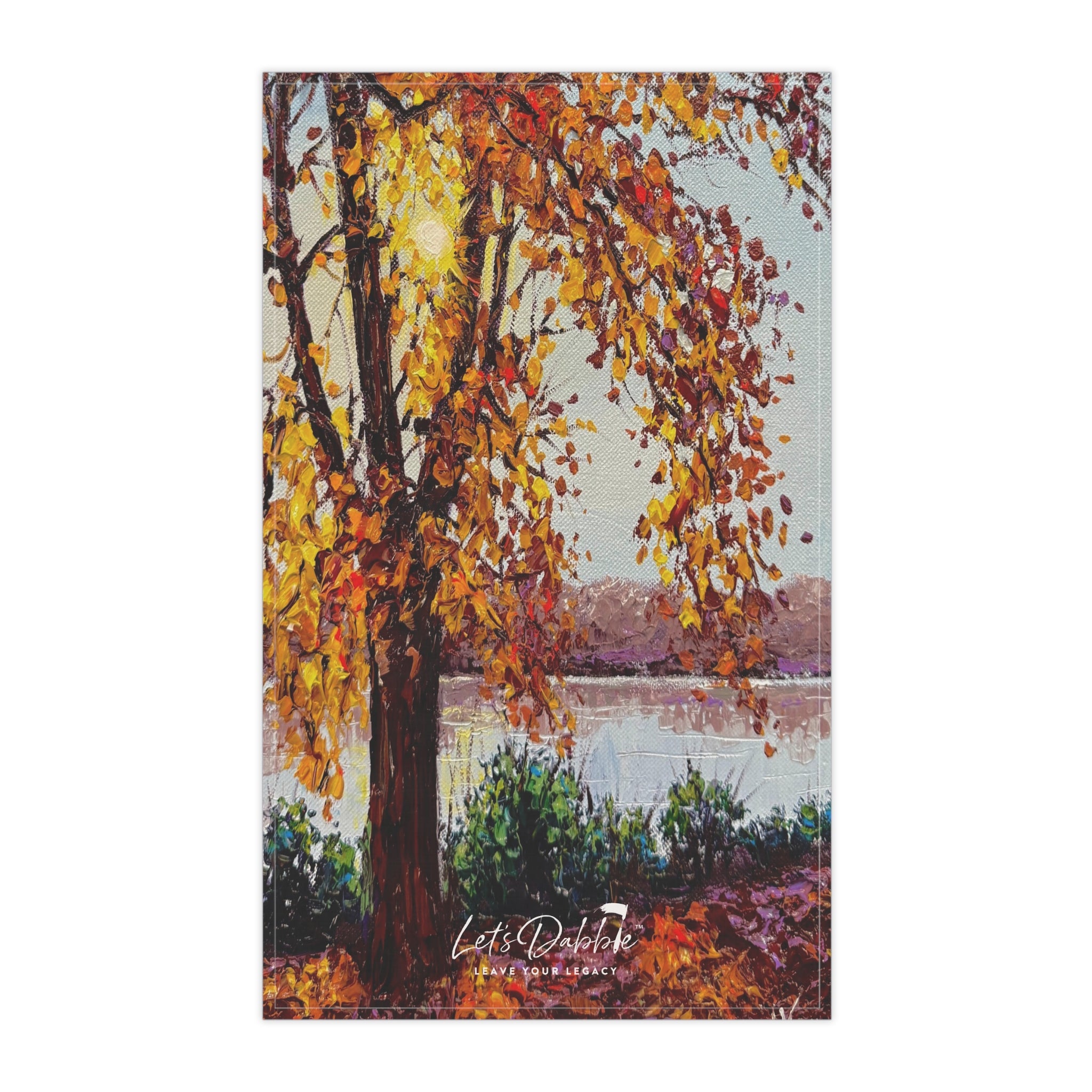 Sunlit Fall Hand Towel