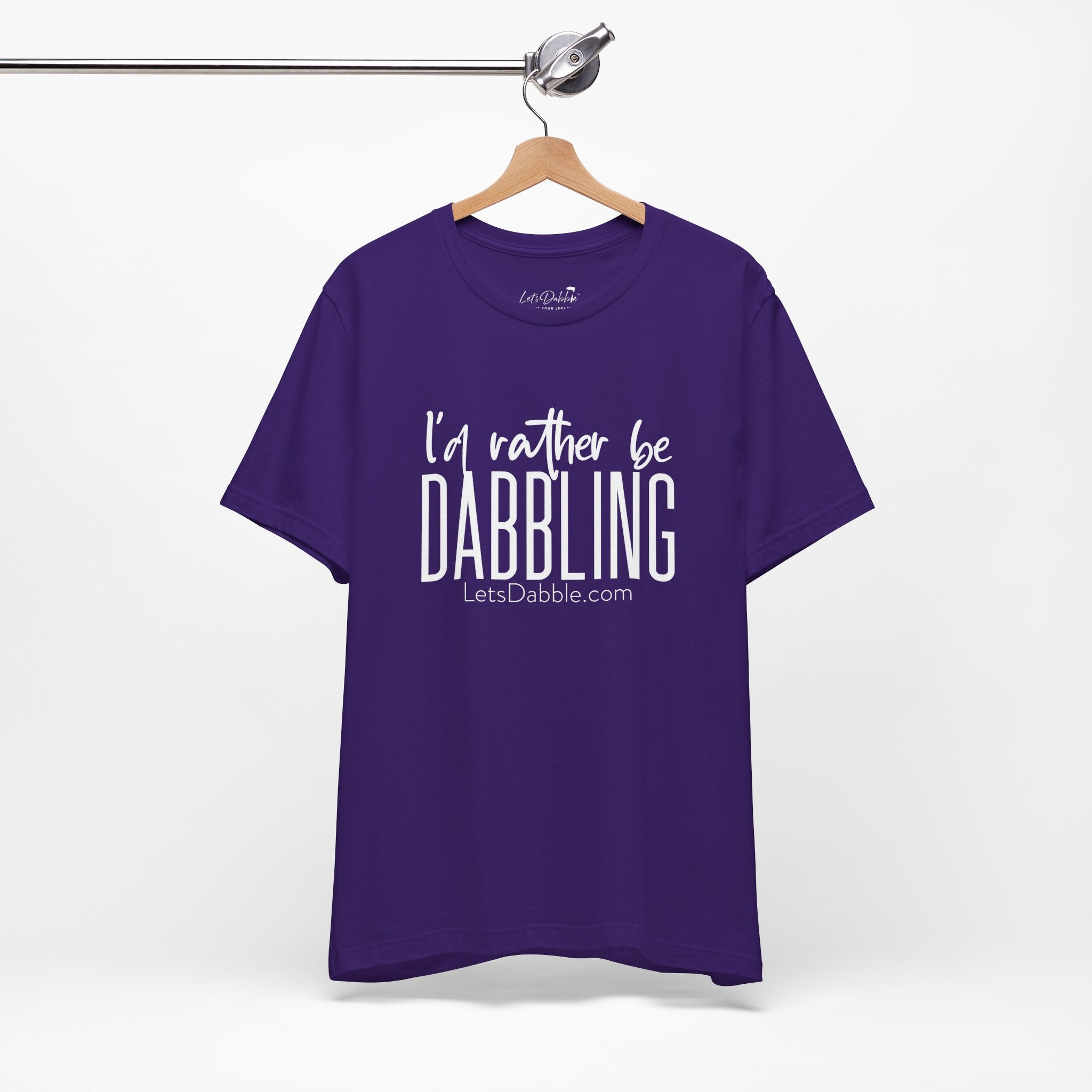 White I'd Rather Be Dabbling Shirt