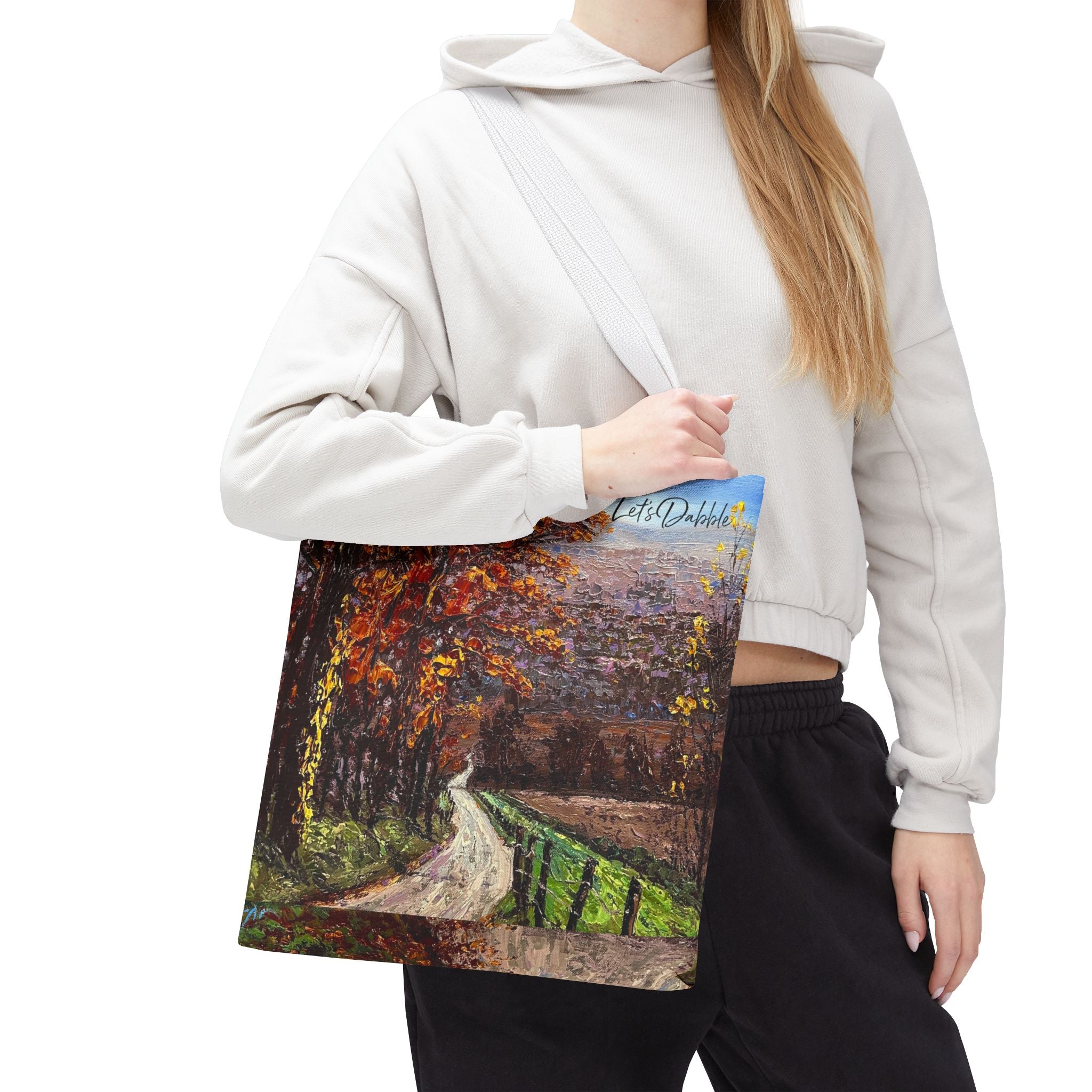 Winding Through Fall Tote Bag