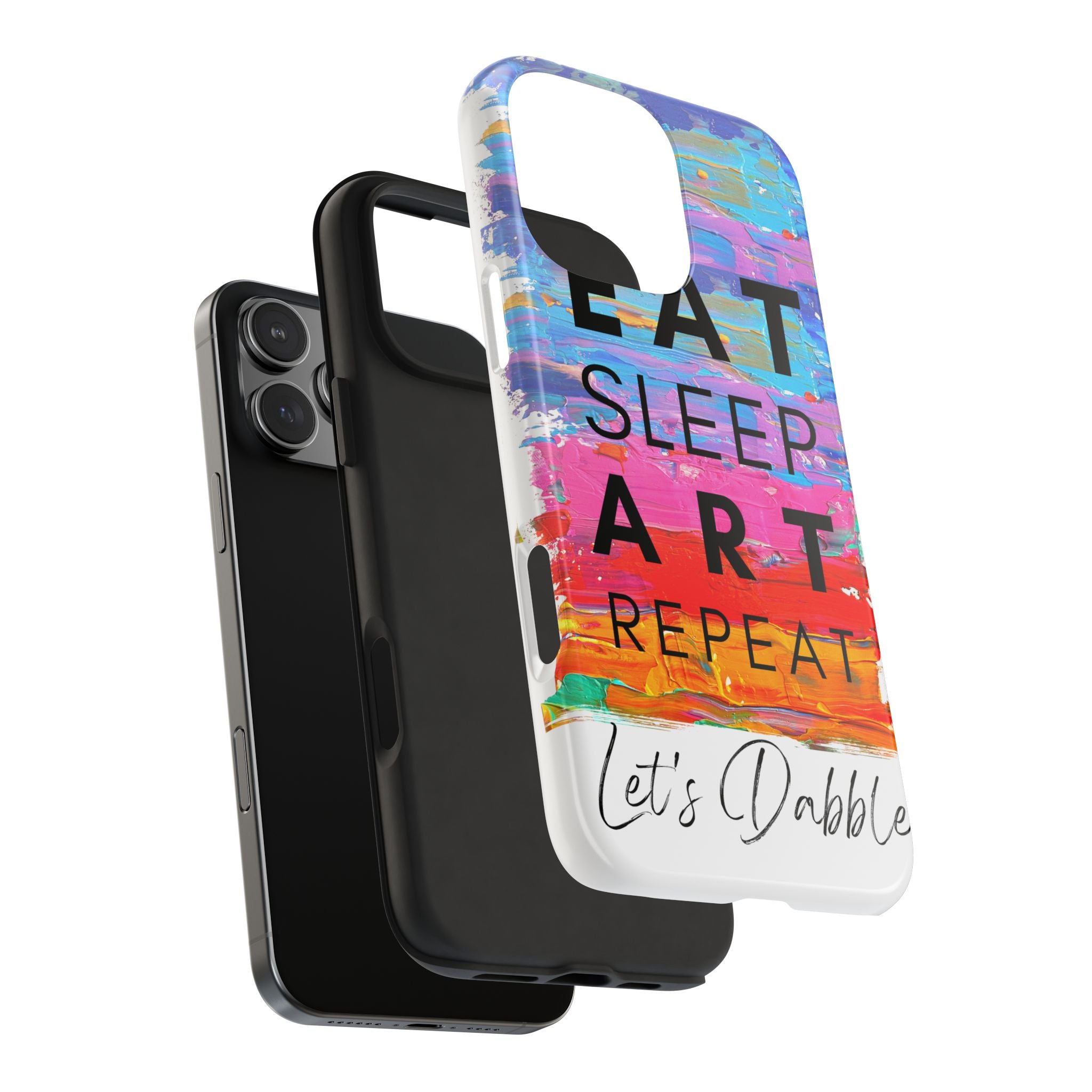 Eat Sleep Art Repeat - Ultra Tough Art Phone Case