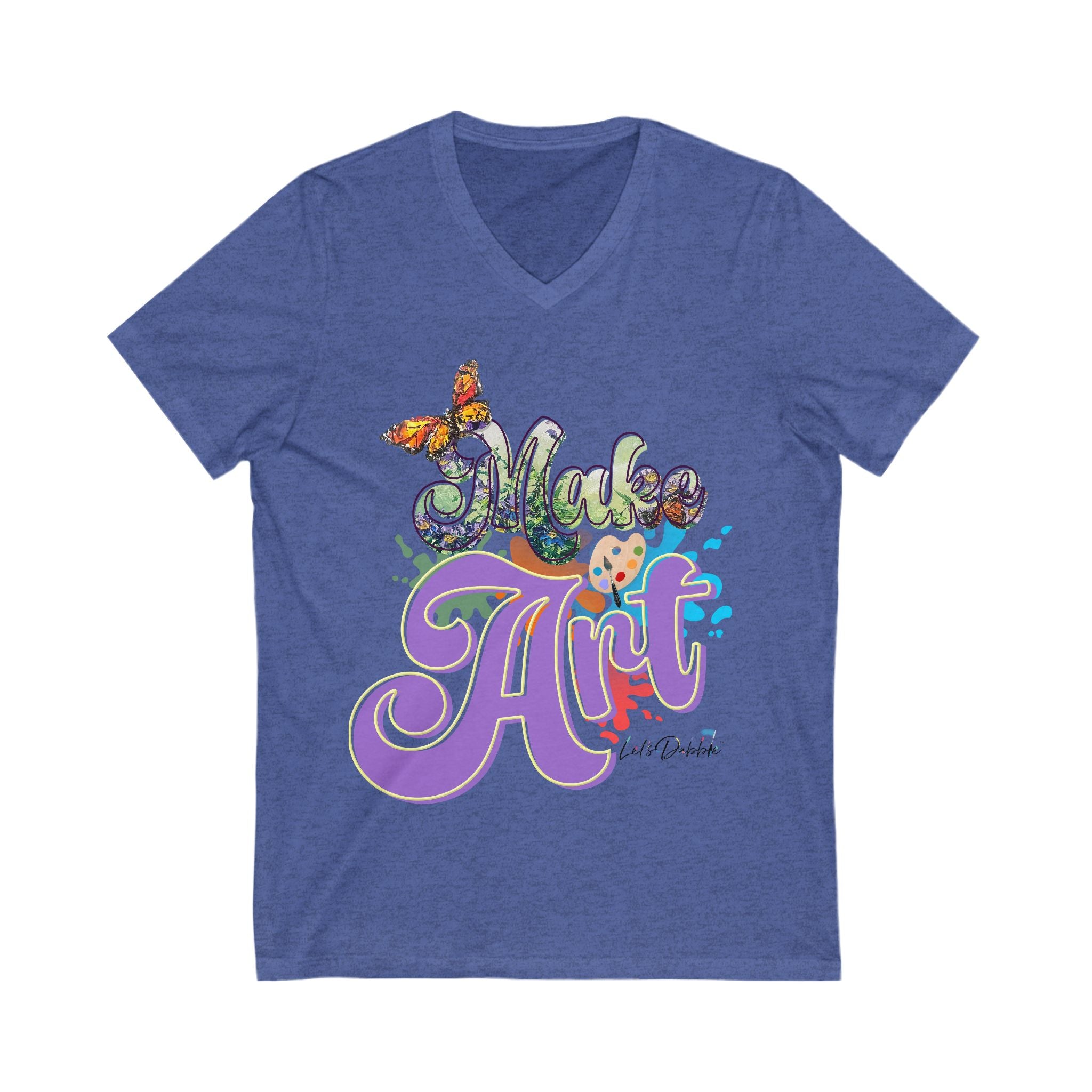 Make Art V-Neck Shirt