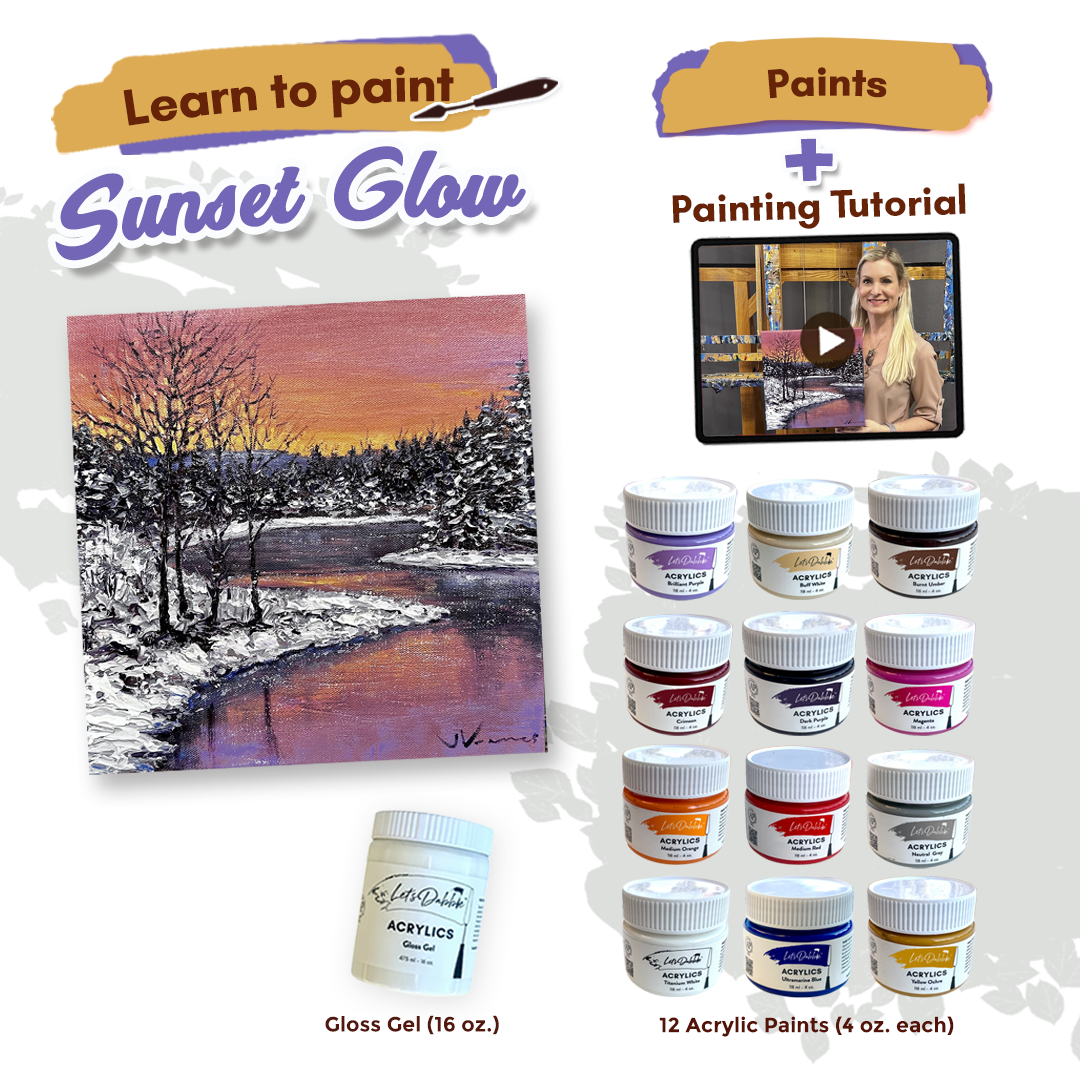 Sunset Glow - Learn to Paint Kit