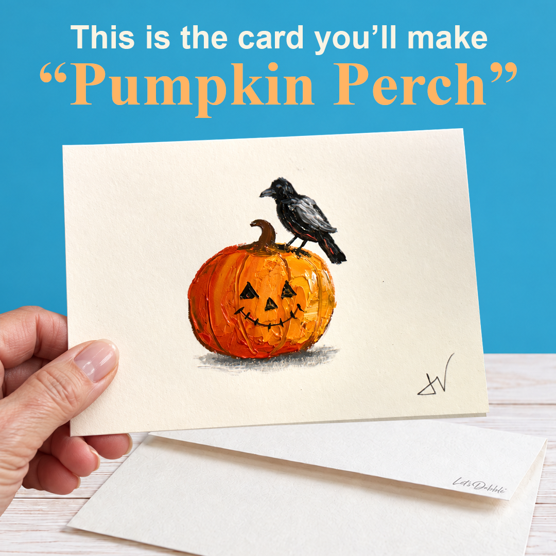 Pumpkin Perch - Card Painting Kit