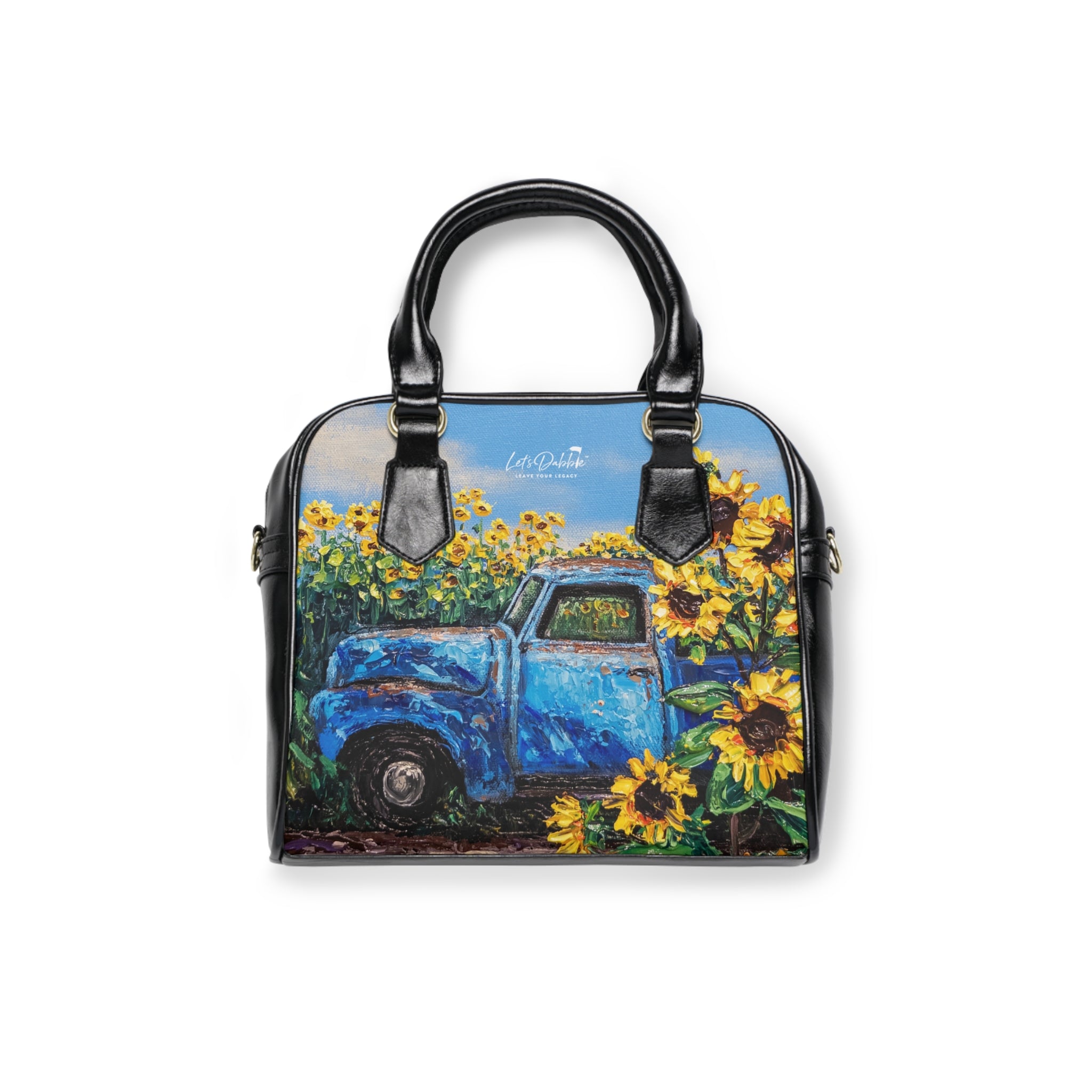 Old Blue Shoulder Handbag